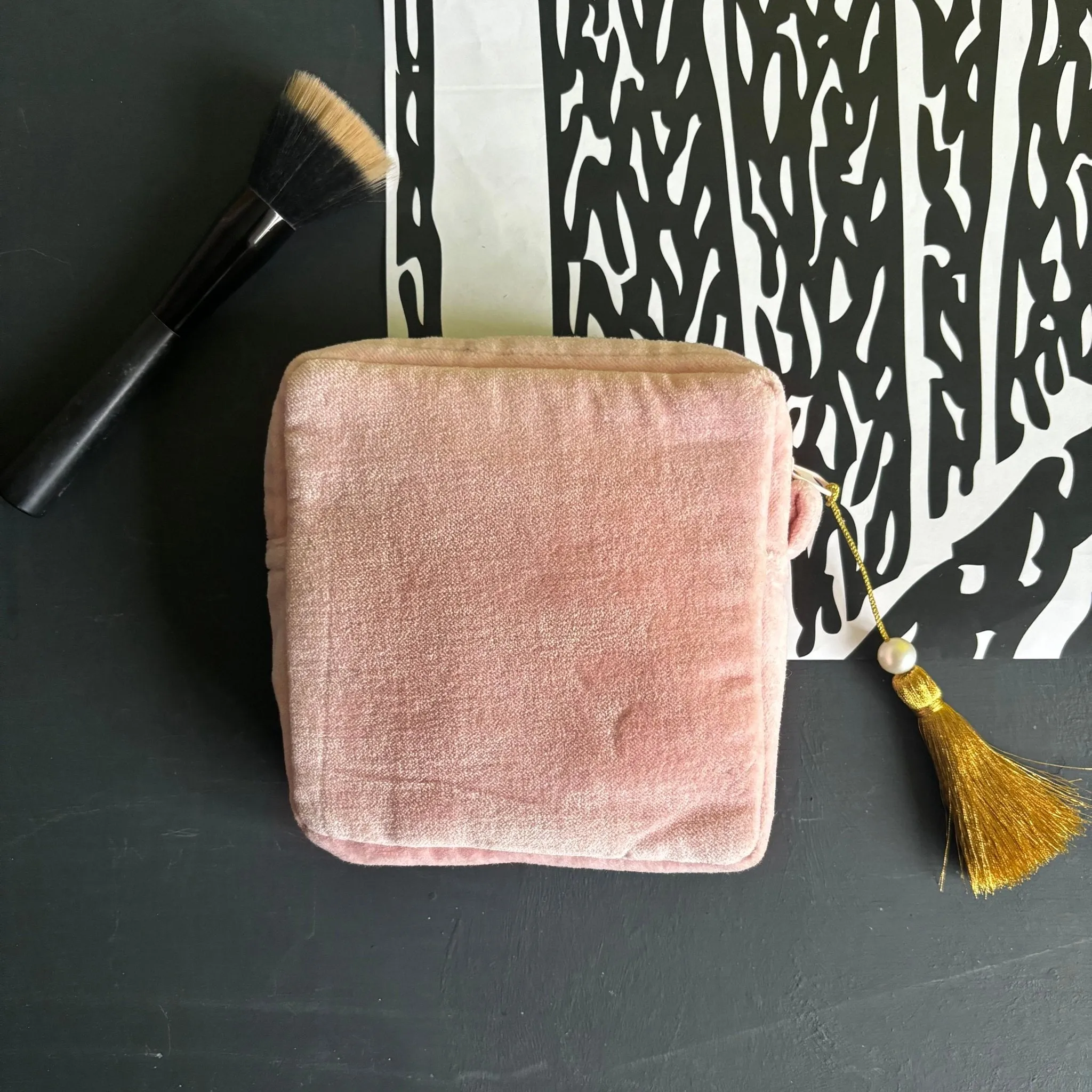 Moomin Velvet 'Love' Makeup Bag