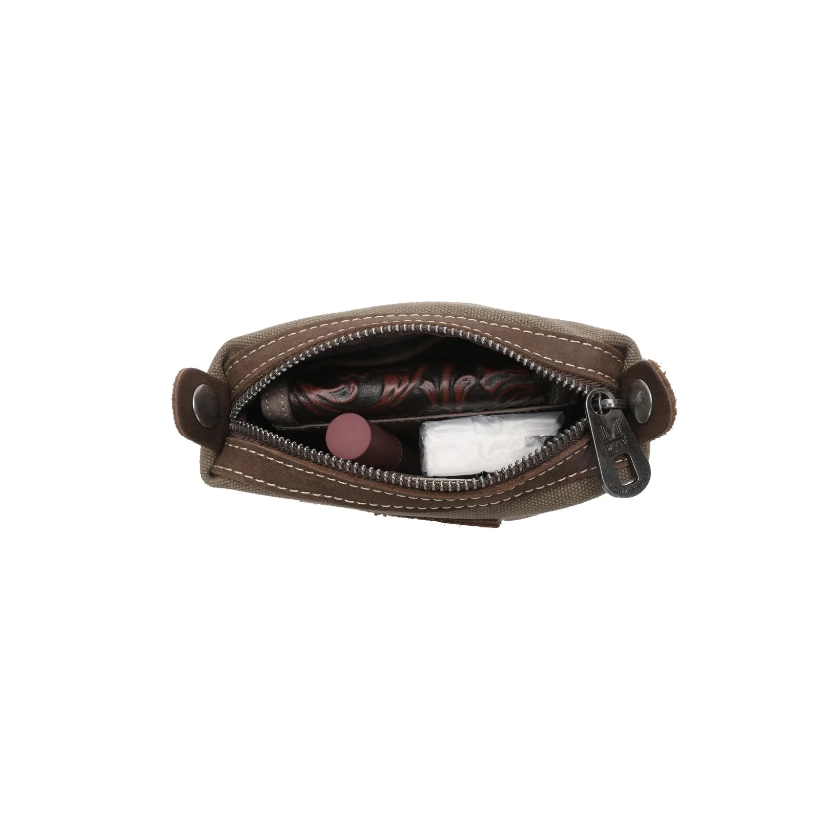 MWR-041 Montana West Genuine Leather Mini Crossbody with detachable pouch