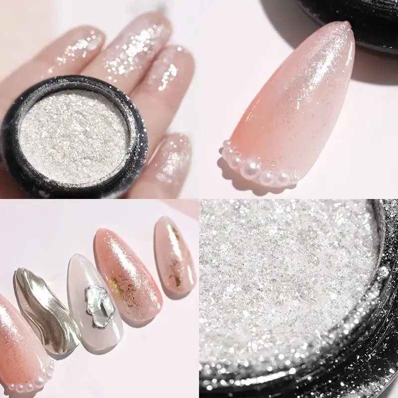 Nail Gloss Powder Glitter Powder | Highlight Dazzling Powder For Lip Gloss Nail Polish Decoration For DIY Manicure