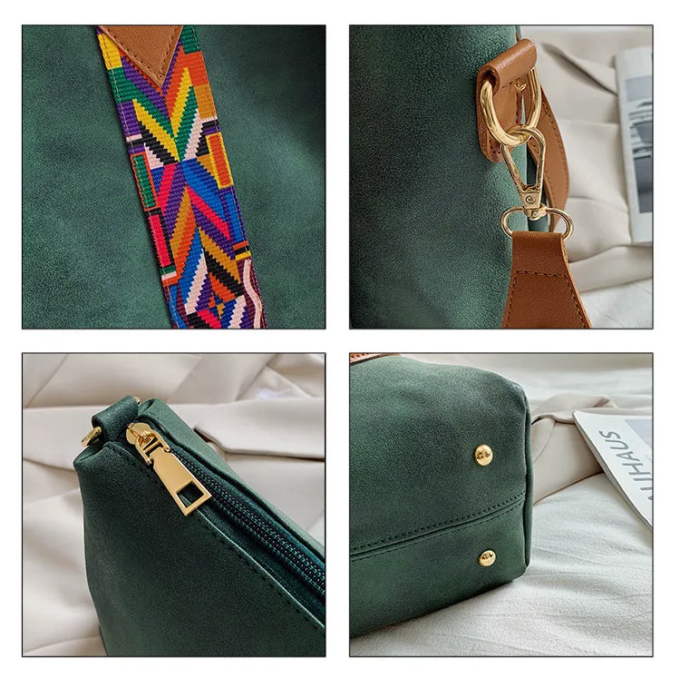 Native American Leather Bag Crossbody Bag Woman Shoulder Bag Gift for Girlfriend Shopping Bag