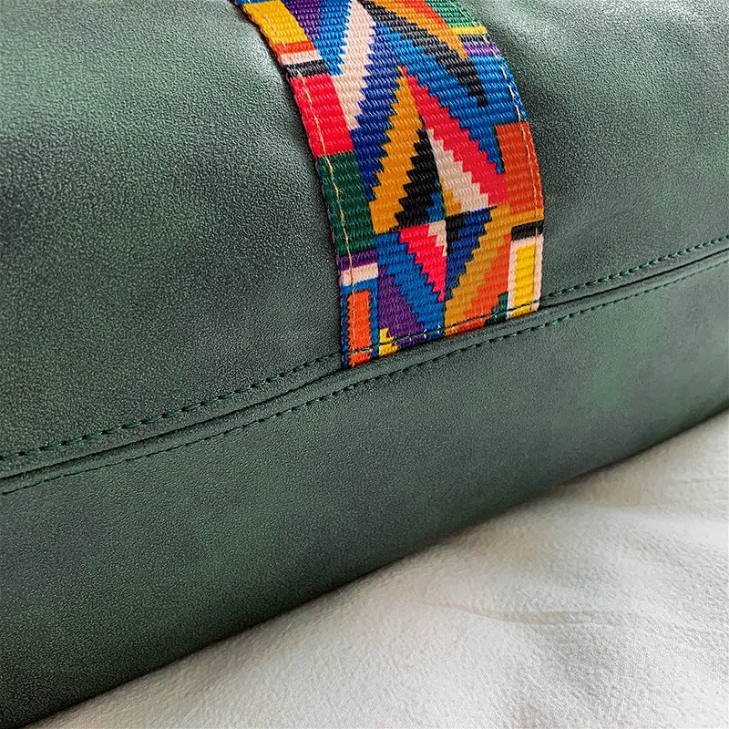 Native American Leather Bag Crossbody Bag Woman Shoulder Bag Gift for Girlfriend Shopping Bag
