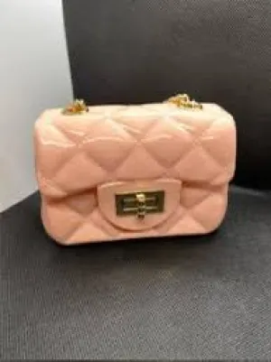 New Mini Jelly Bag With Chain Argyle Pearl Handbag
