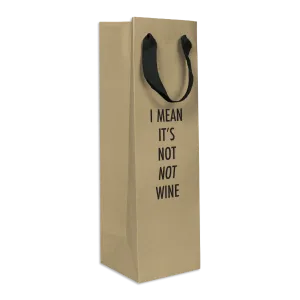 Not Not Wine Wine Bag