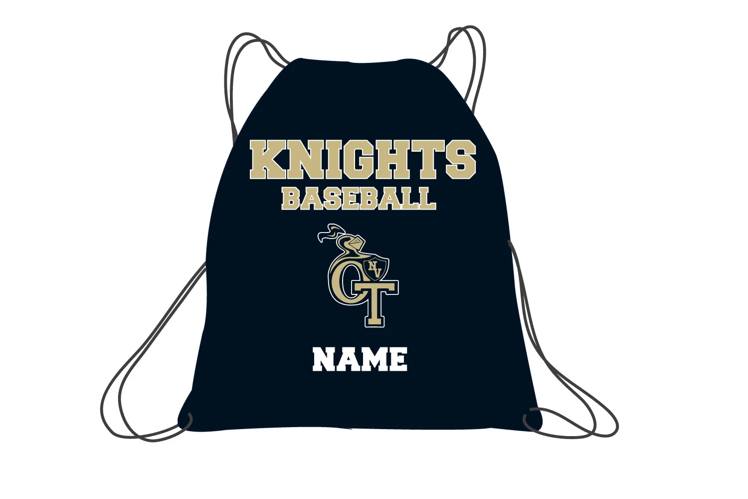 NVOT Baseball Sublimated Drawstring Bag
