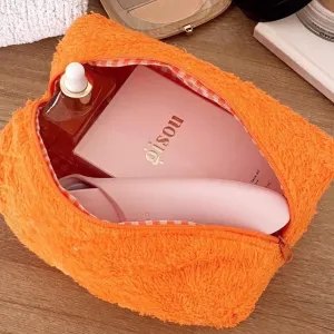ORANGE TEDDY MAKE-UP BAG