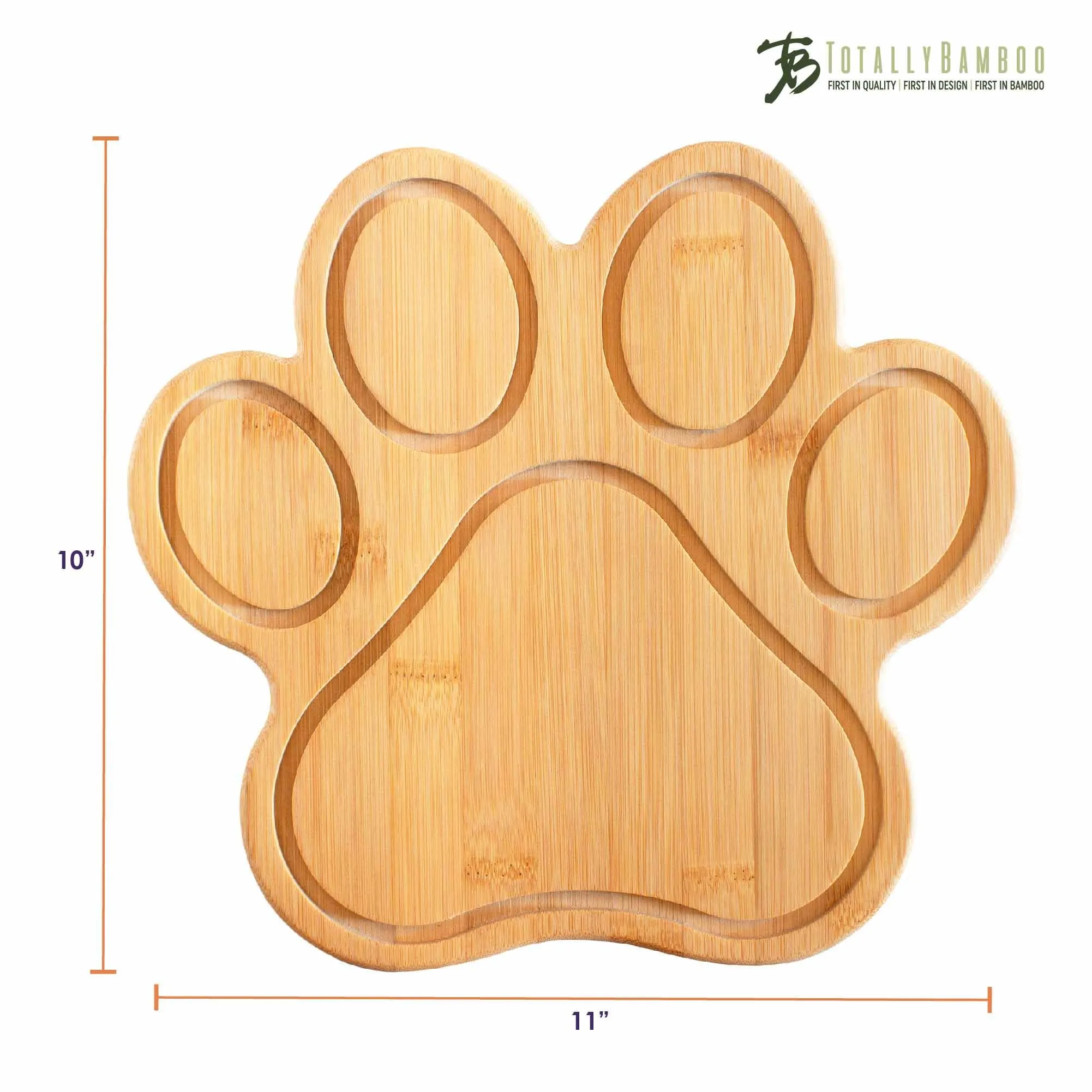 Paw Shaped Cutting Board, 11" x 10"