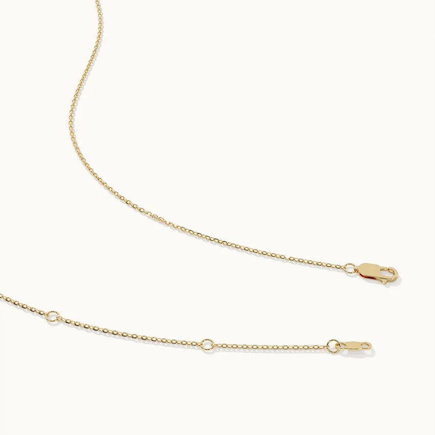 Pear Cluster Diamond Necklace