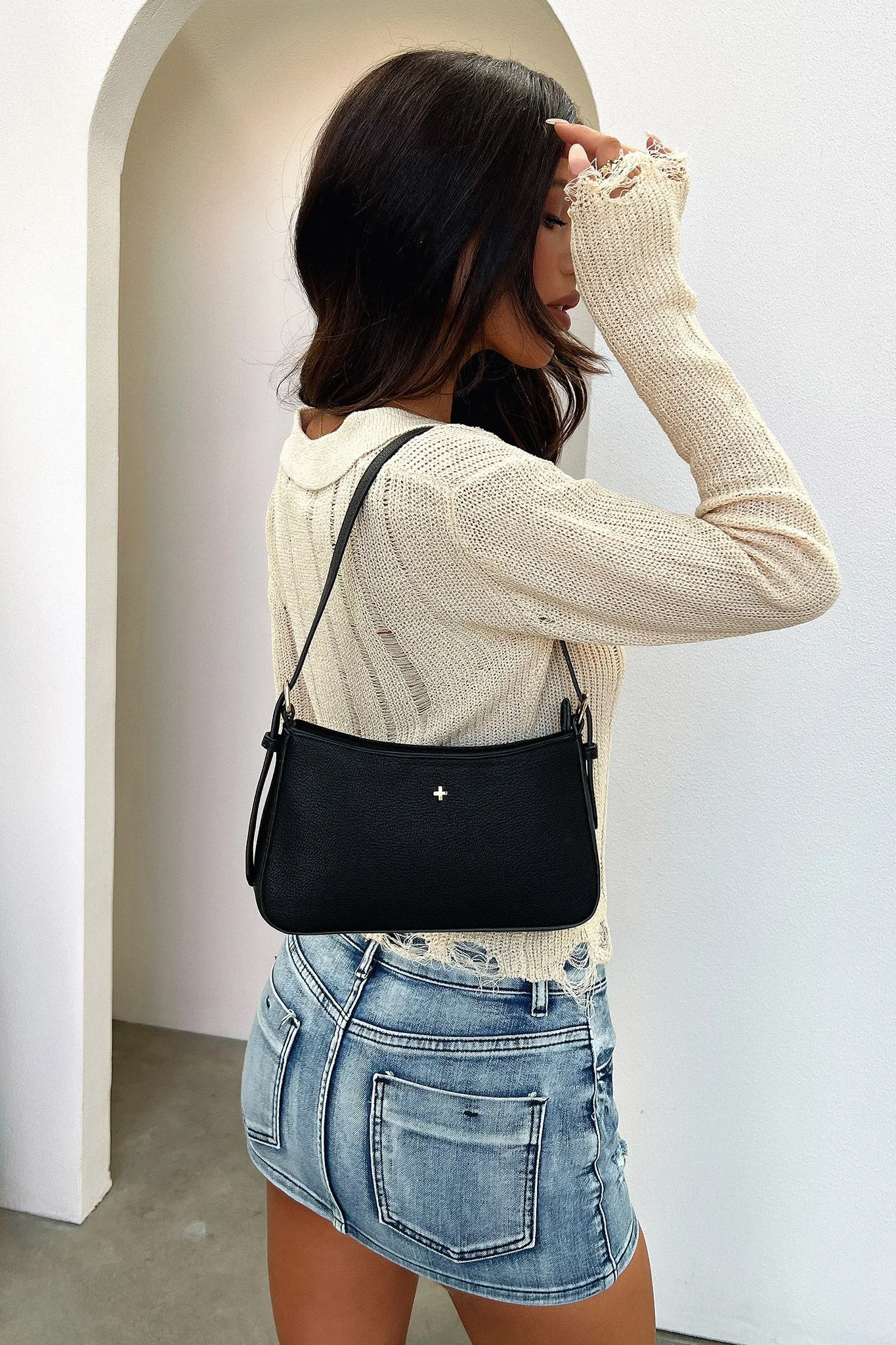 Peta   Jain Lilu Bag - Black Pebble