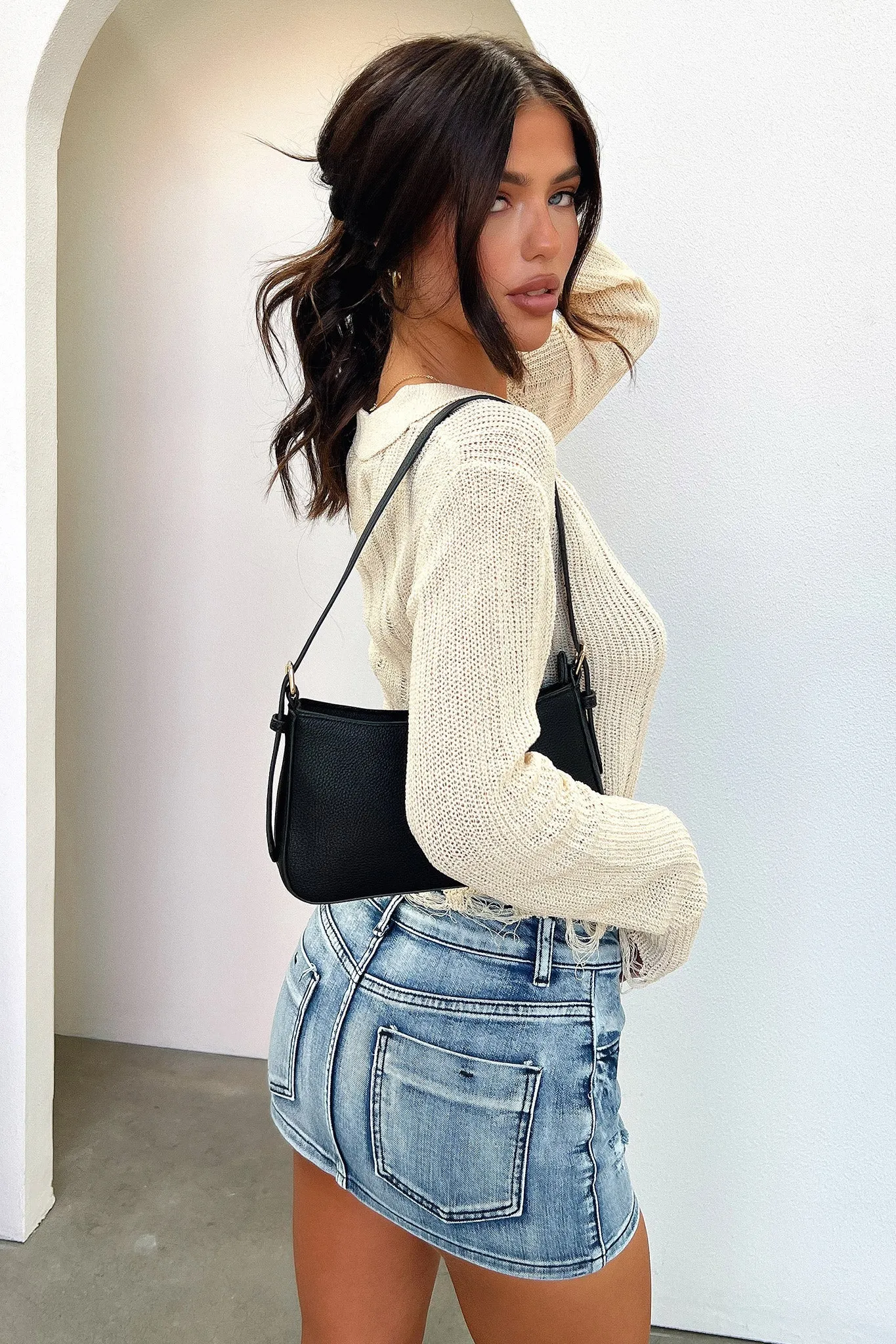 Peta   Jain Lilu Bag - Black Pebble