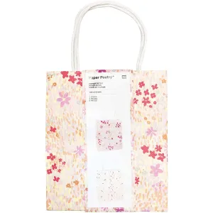 Pink Crafted Paper Bag