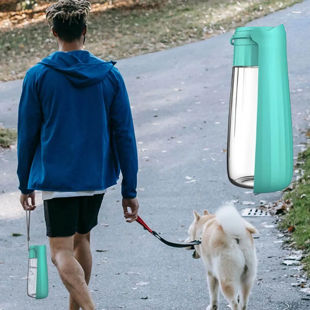 Portable Pet Water Bottle – Leakproof Dog & Cat | Foldable Outdoor Bow