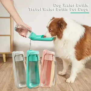 Portable Pet Water Bottle – Leakproof Dog & Cat | Foldable Outdoor Bow