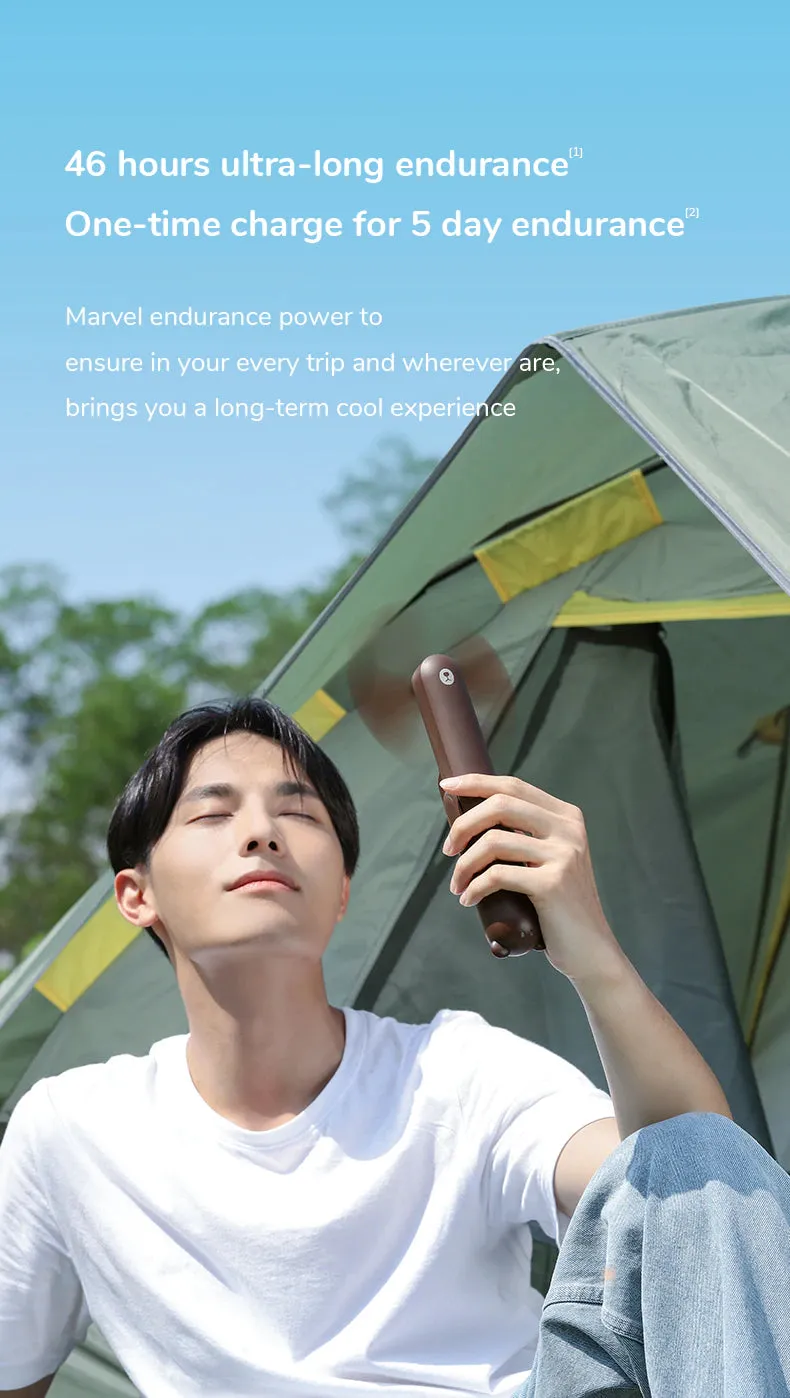 Portable Rechargeable USB Mini Flashlight Pocket Fan