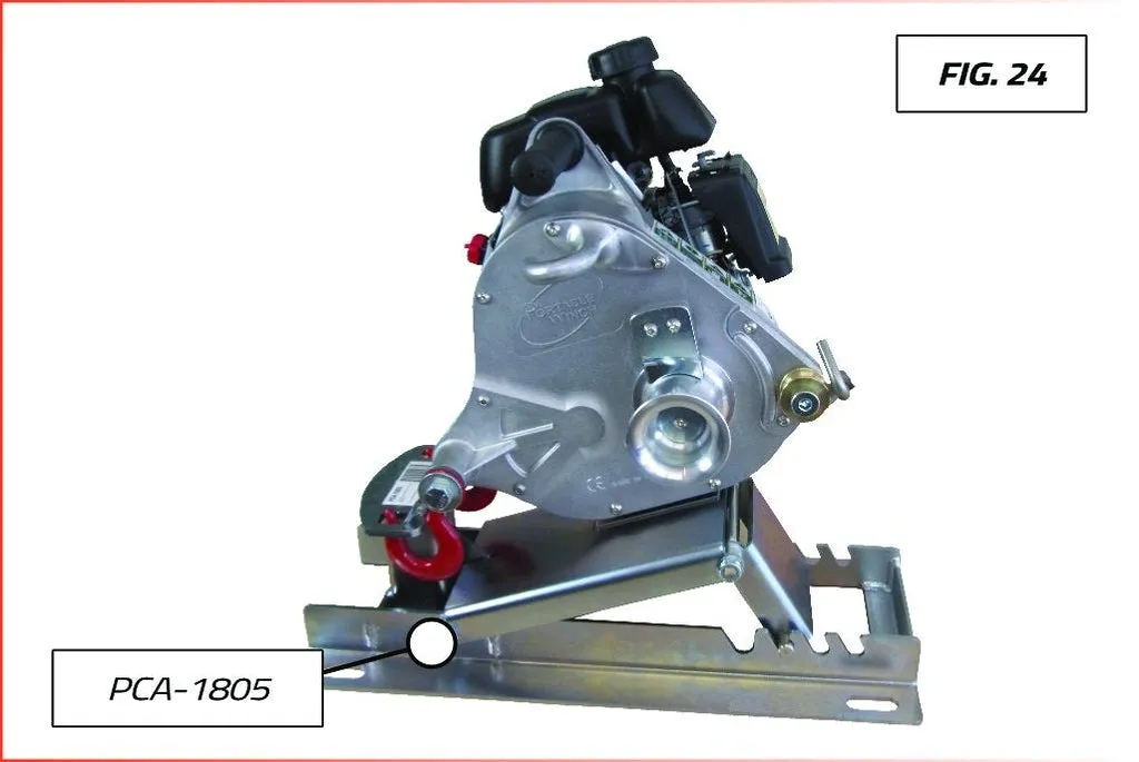 Portable Winch - PCA-1805 - Floor Mount Anchoring System