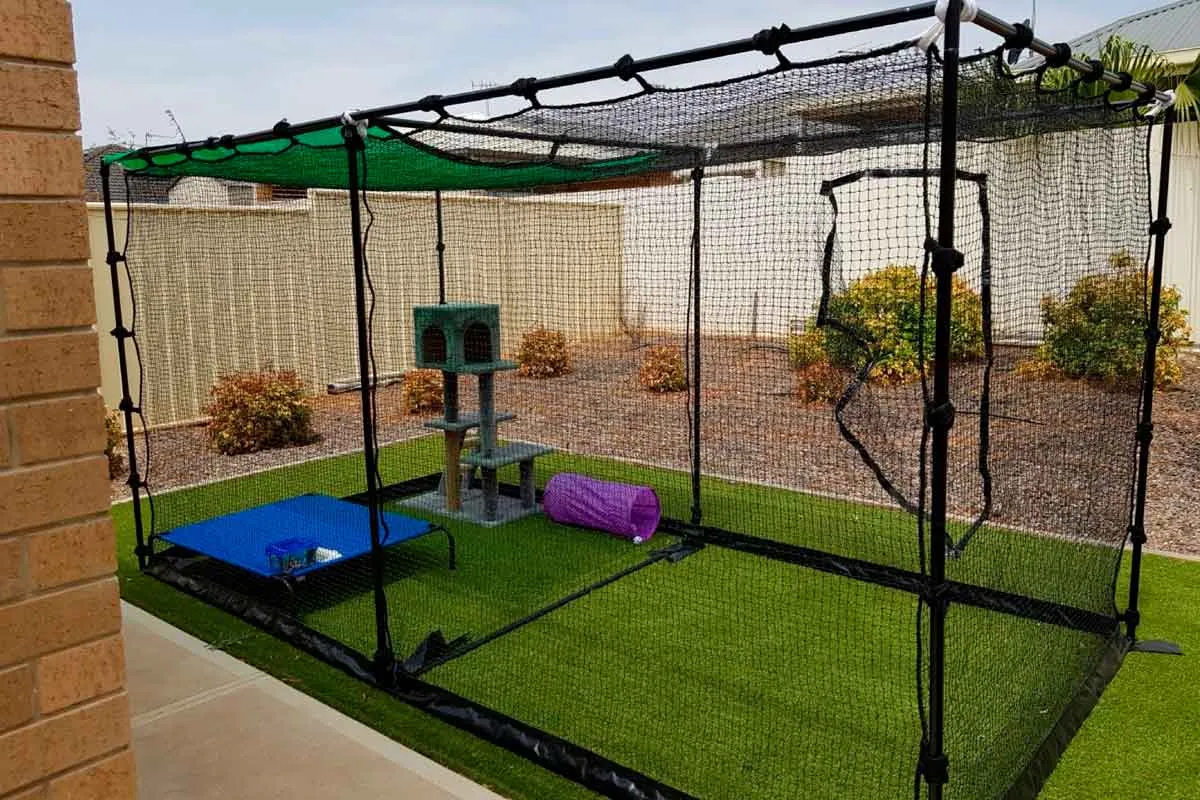 Premium Portable Cat Enclosure Double 3.6m
