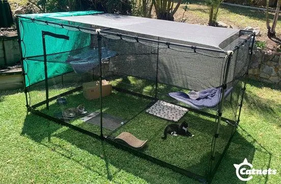 Premium Portable Cat Enclosure Double 3.6m