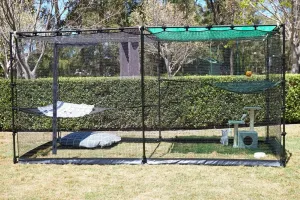 Premium Portable Cat Enclosure Double 3.6m