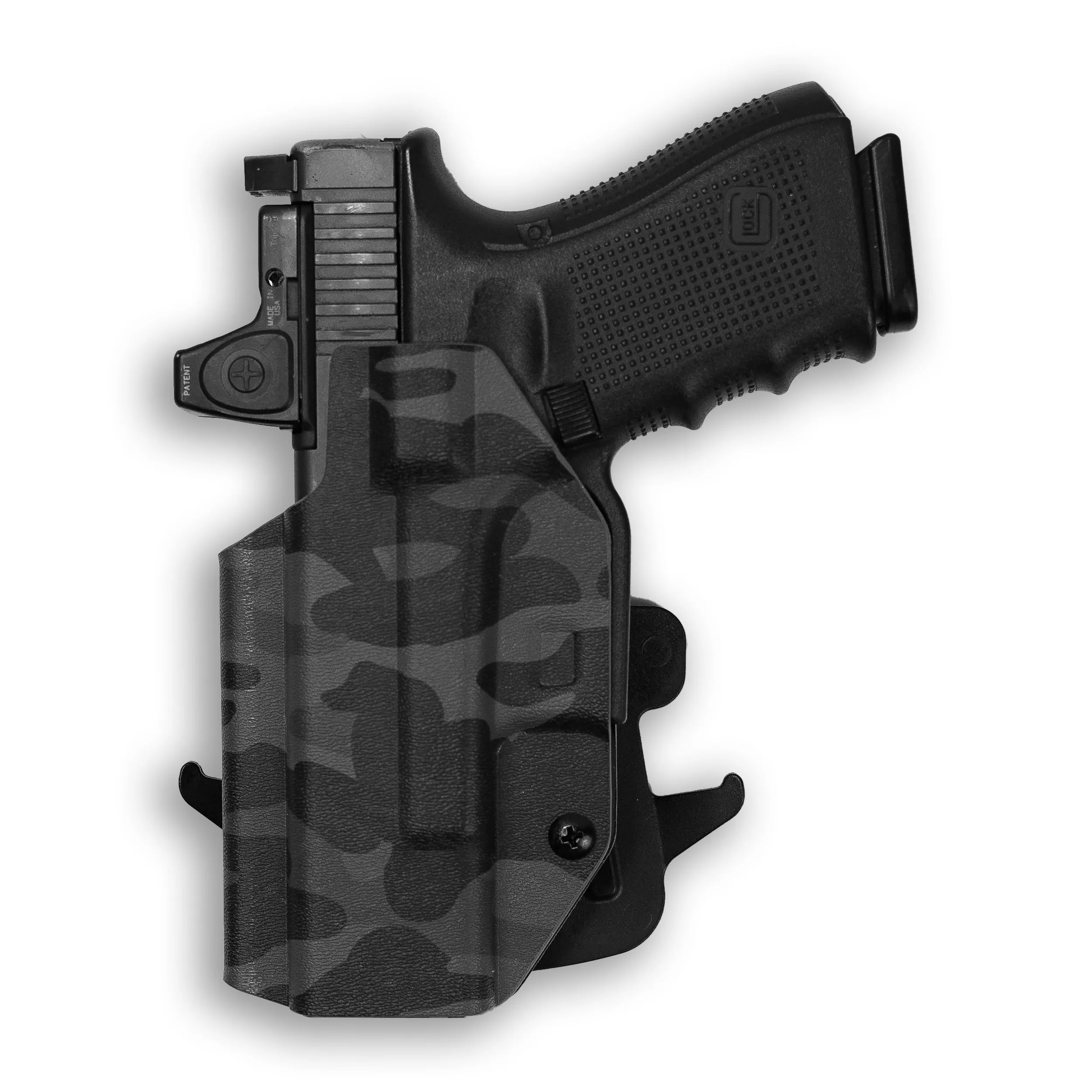PSA Dagger Compact with Surefire X300U-A Light Red Dot Optic Cut OWB Holster