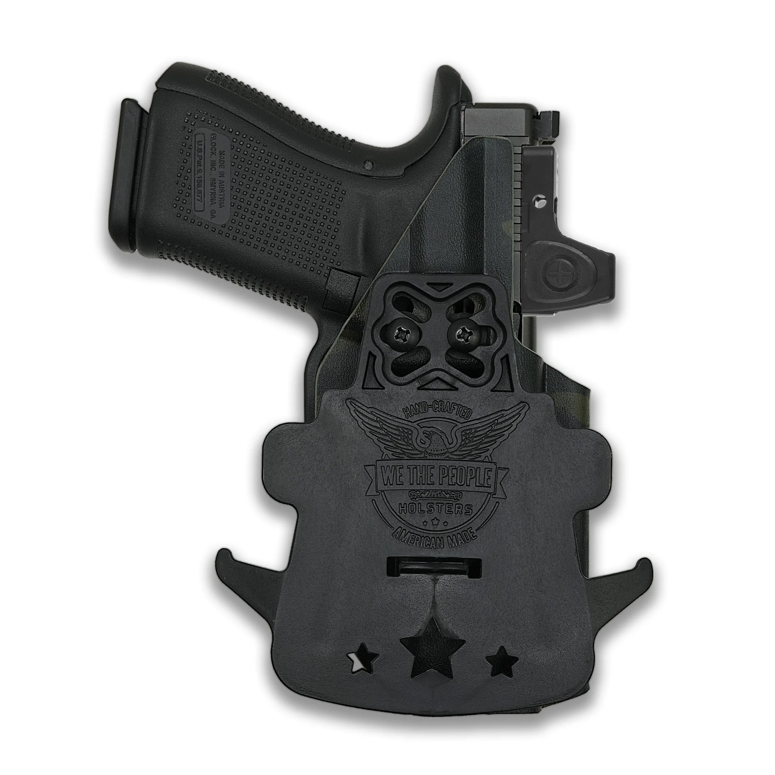 PSA Dagger Compact with Surefire X300U-A Light Red Dot Optic Cut OWB Holster