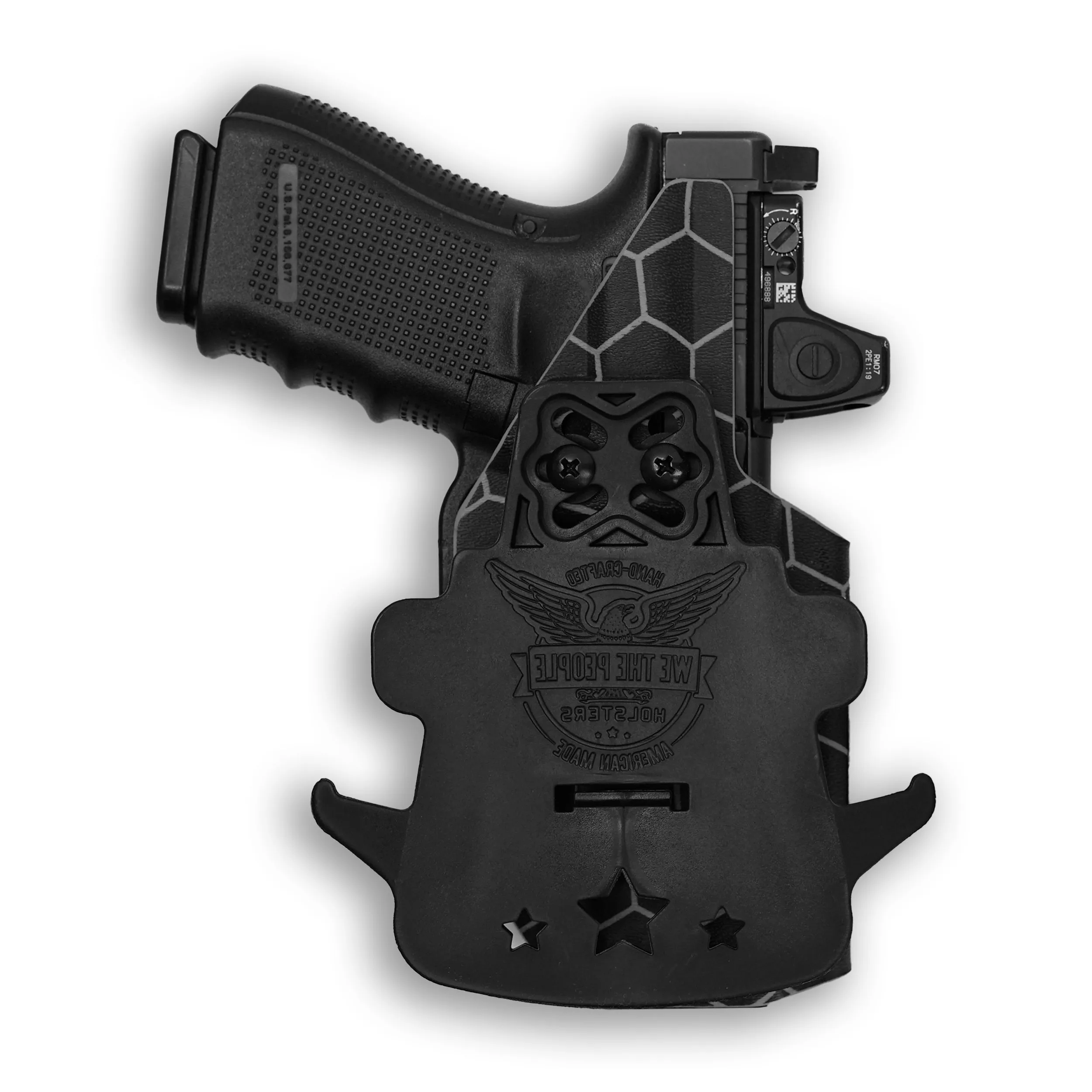 PSA Dagger Compact with Surefire X300U-A Light Red Dot Optic Cut OWB Holster