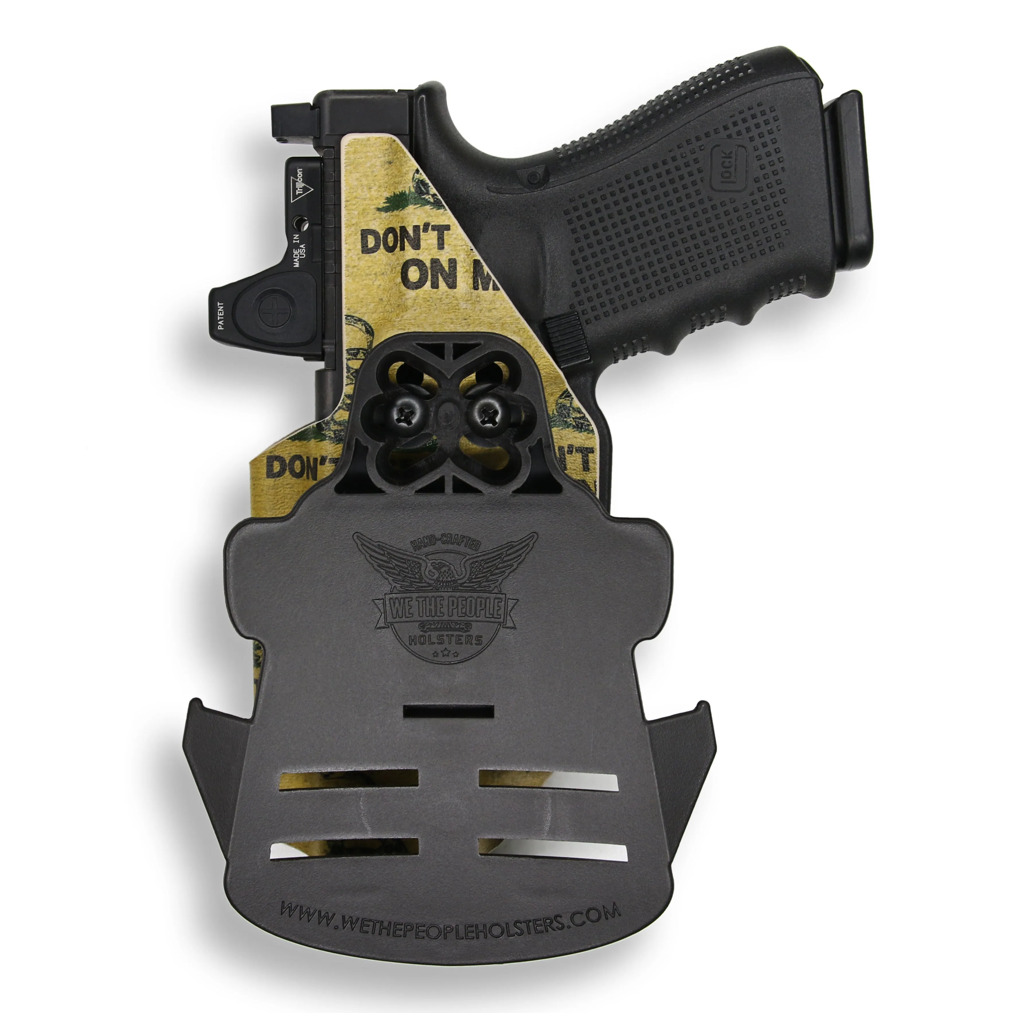 PSA Dagger Compact with Surefire X300U-A Light Red Dot Optic Cut OWB Holster