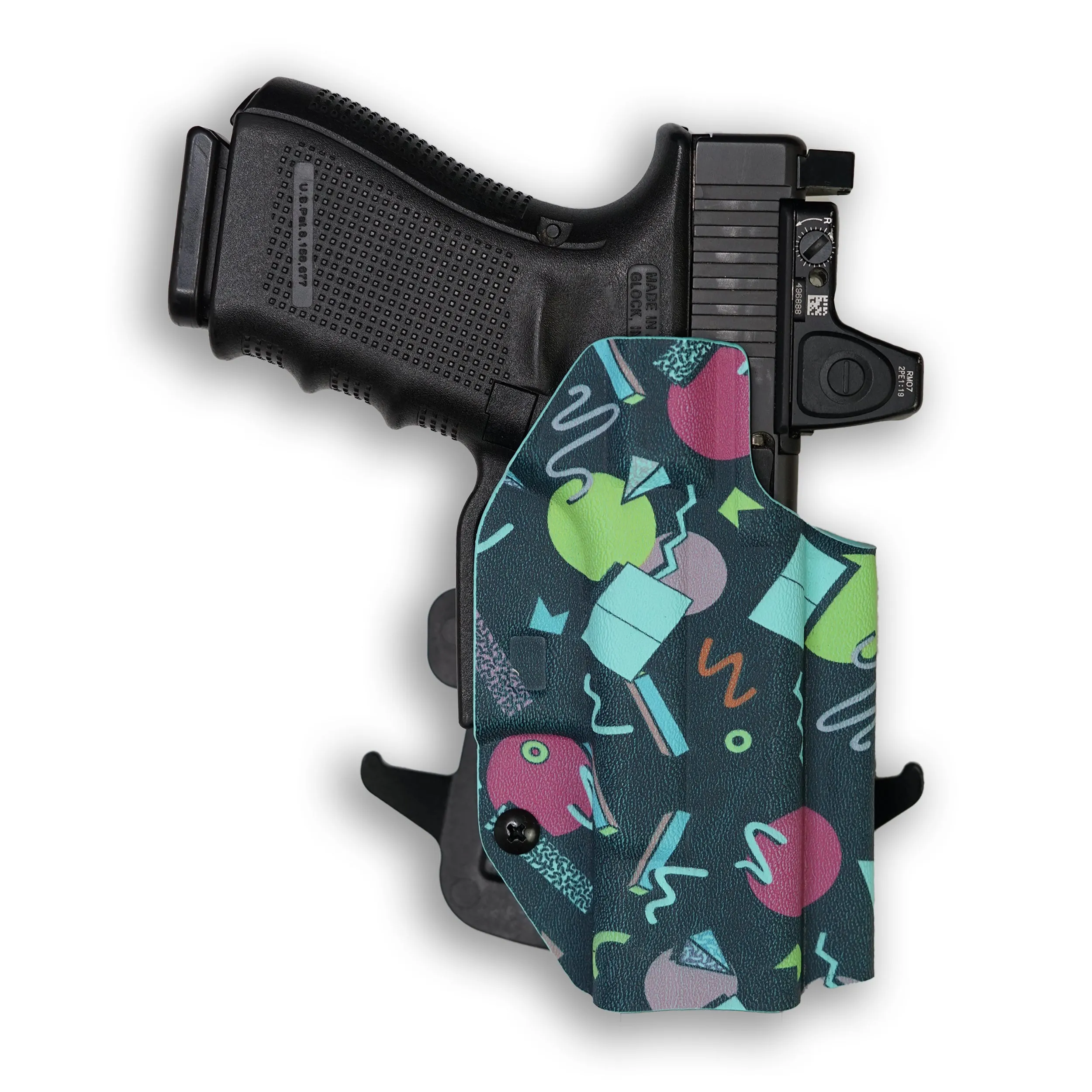 PSA Dagger Compact with Surefire X300U-A Light Red Dot Optic Cut OWB Holster