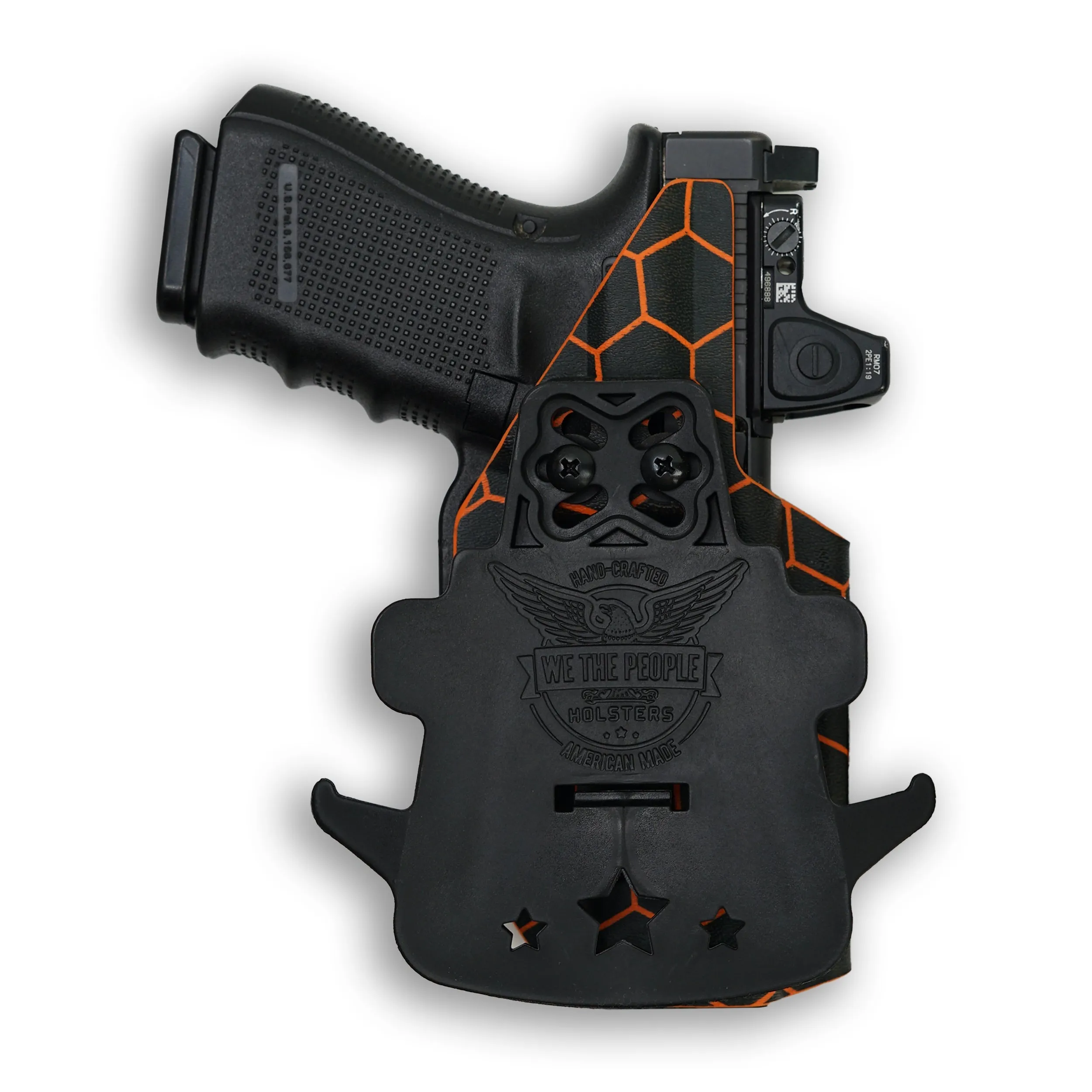 PSA Dagger Compact with Surefire X300U-A Light Red Dot Optic Cut OWB Holster