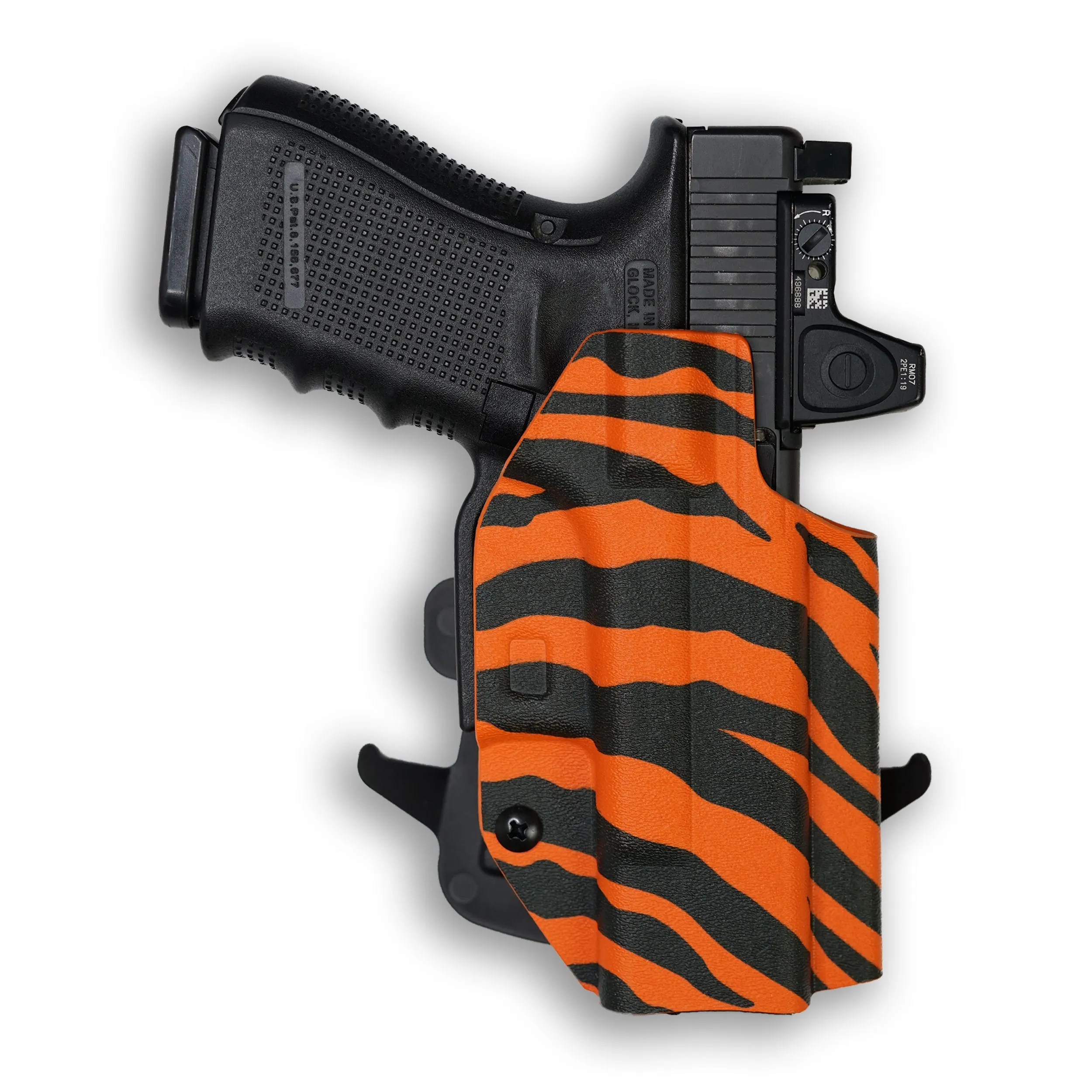 PSA Dagger Compact with Surefire X300U-A Light Red Dot Optic Cut OWB Holster