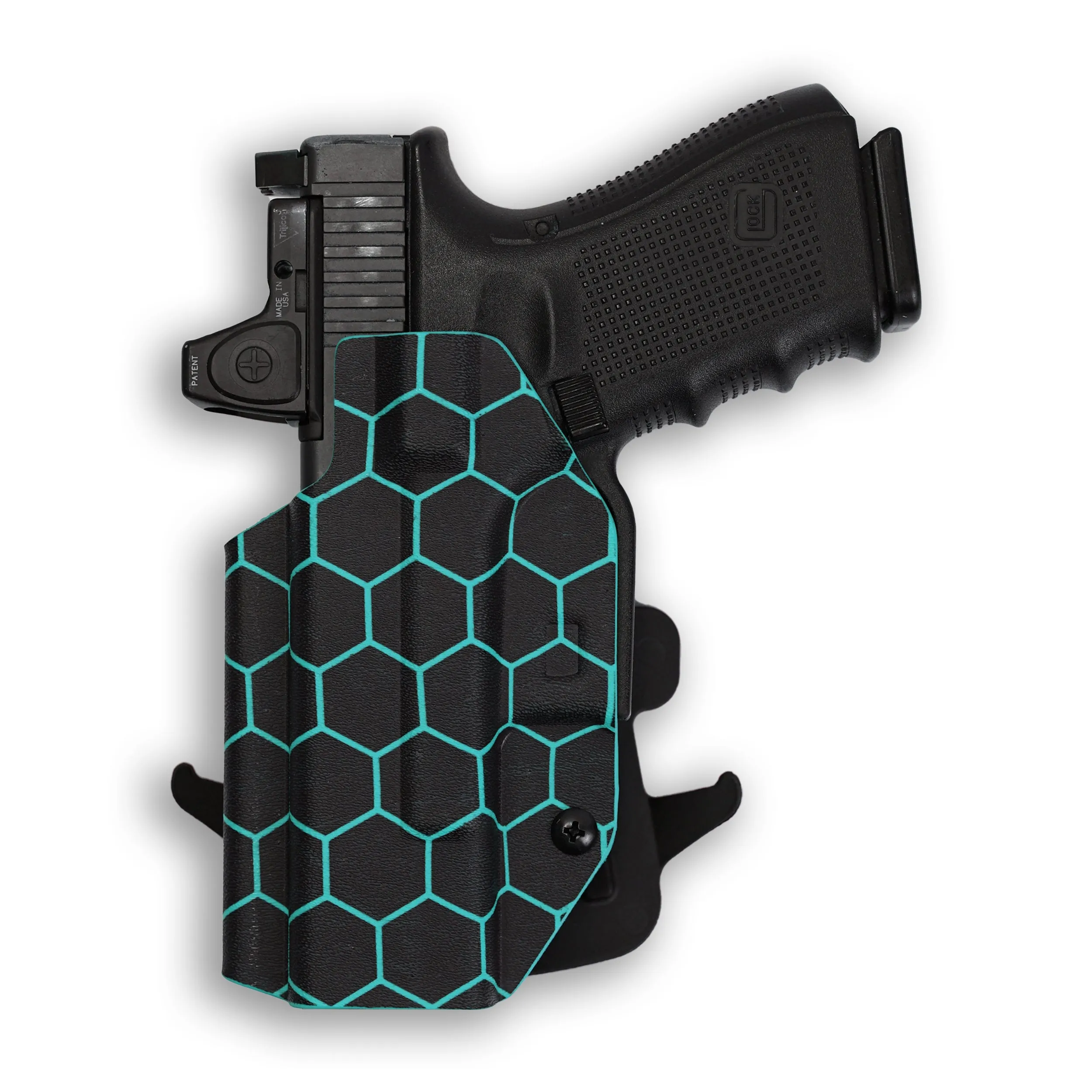 PSA Dagger Compact with Surefire X300U-A Light Red Dot Optic Cut OWB Holster