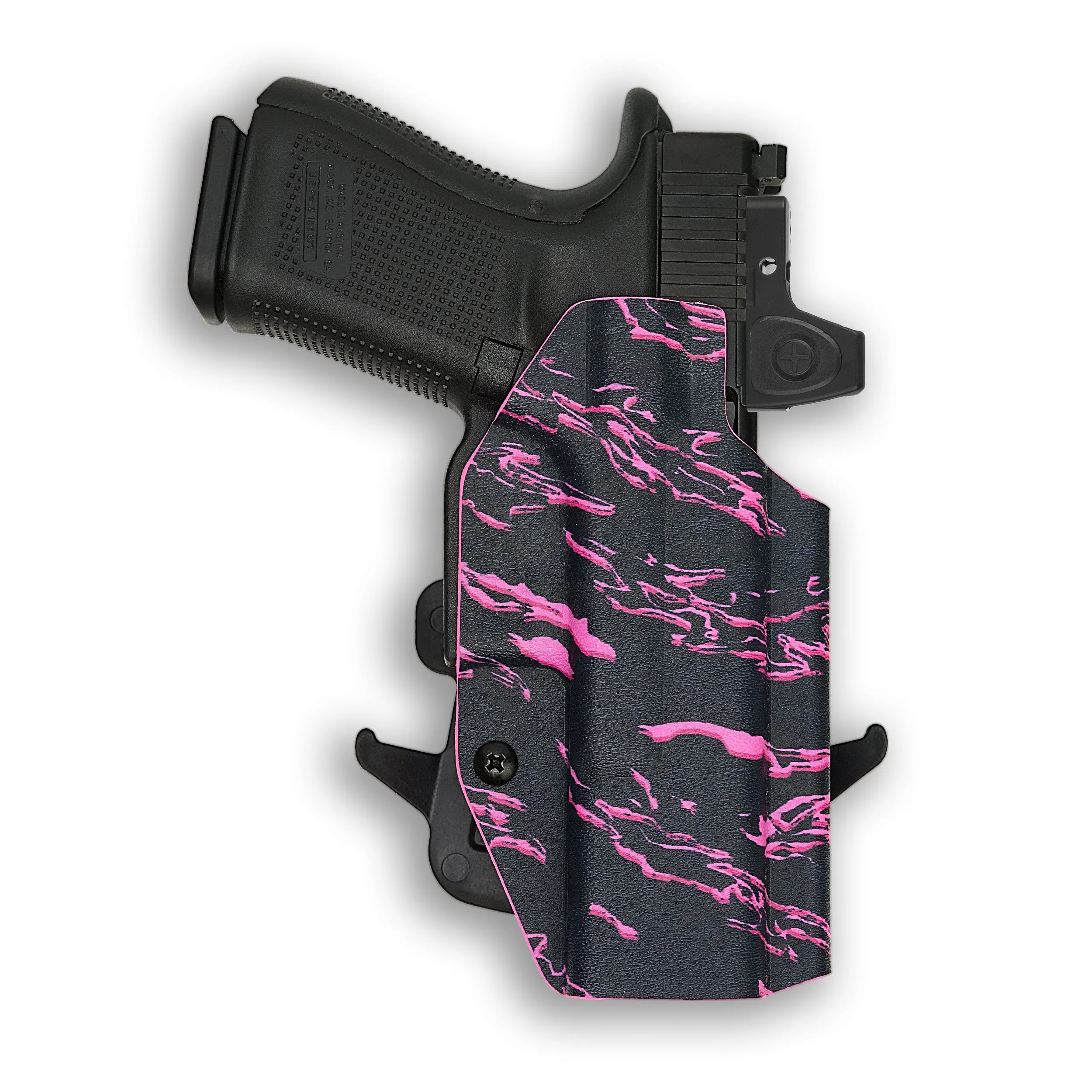 PSA Dagger Compact with Surefire X300U-A Light Red Dot Optic Cut OWB Holster