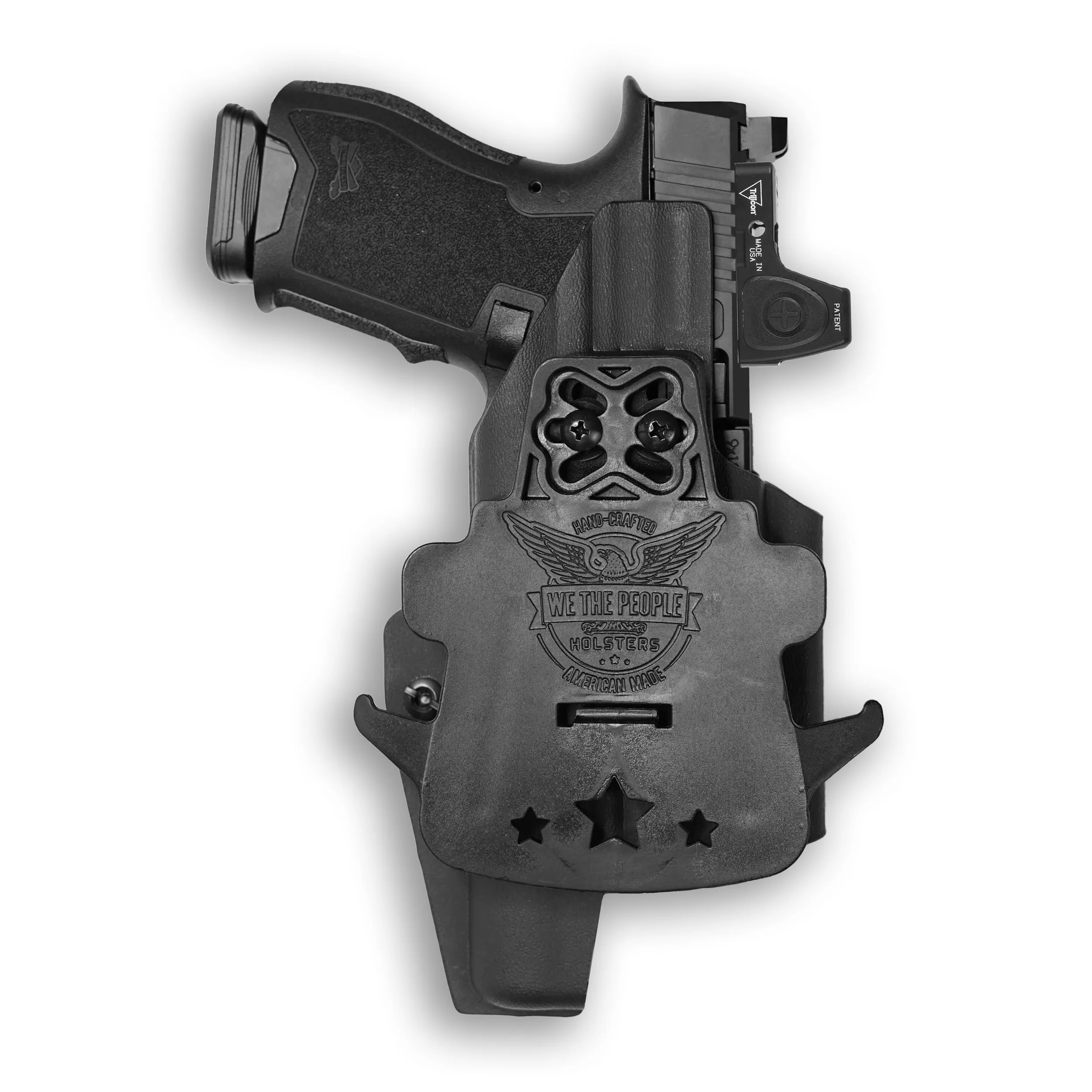 PSA Dagger Compact with Surefire X300U-A Light Red Dot Optic Cut OWB Holster