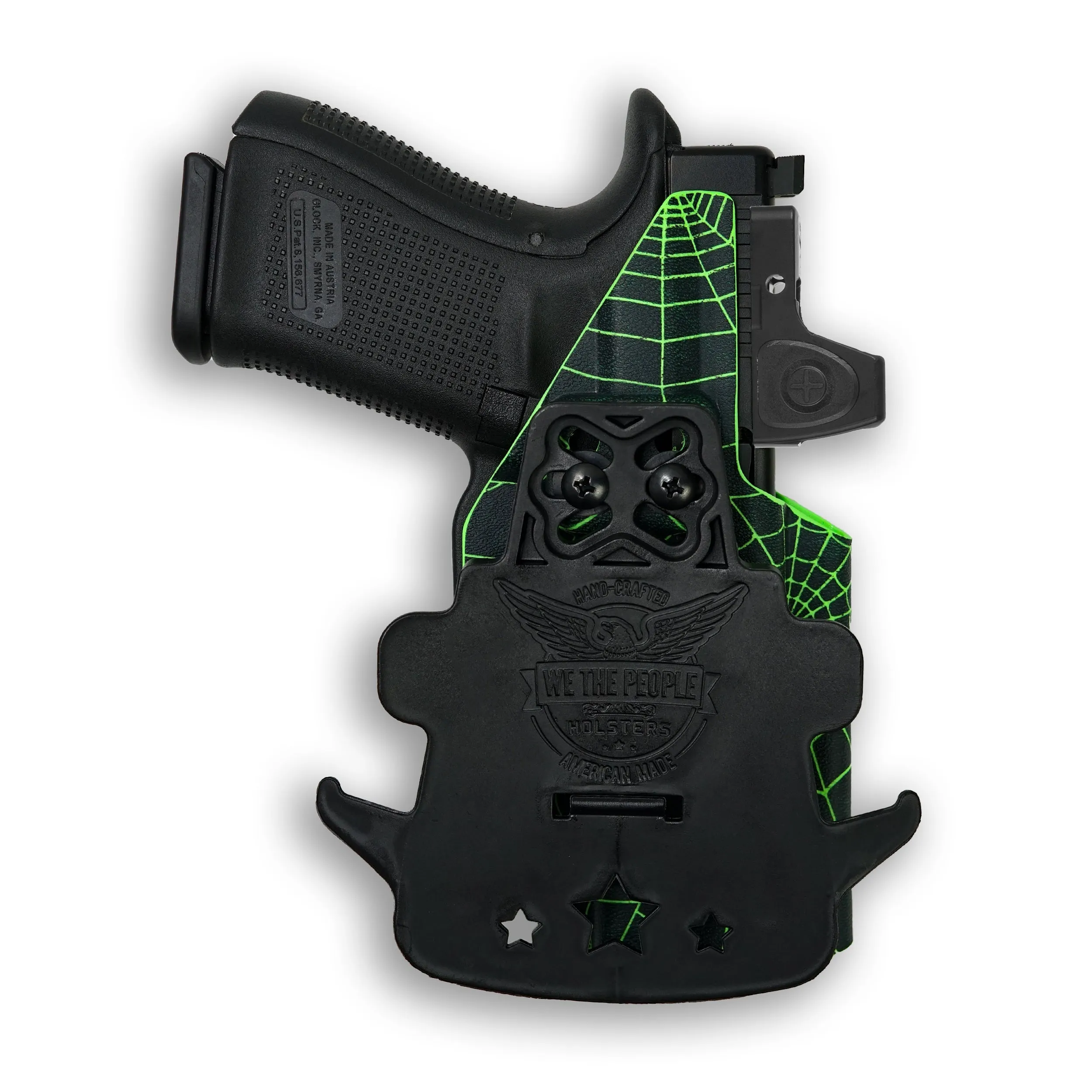 PSA Dagger Compact with Surefire X300U-A Light Red Dot Optic Cut OWB Holster