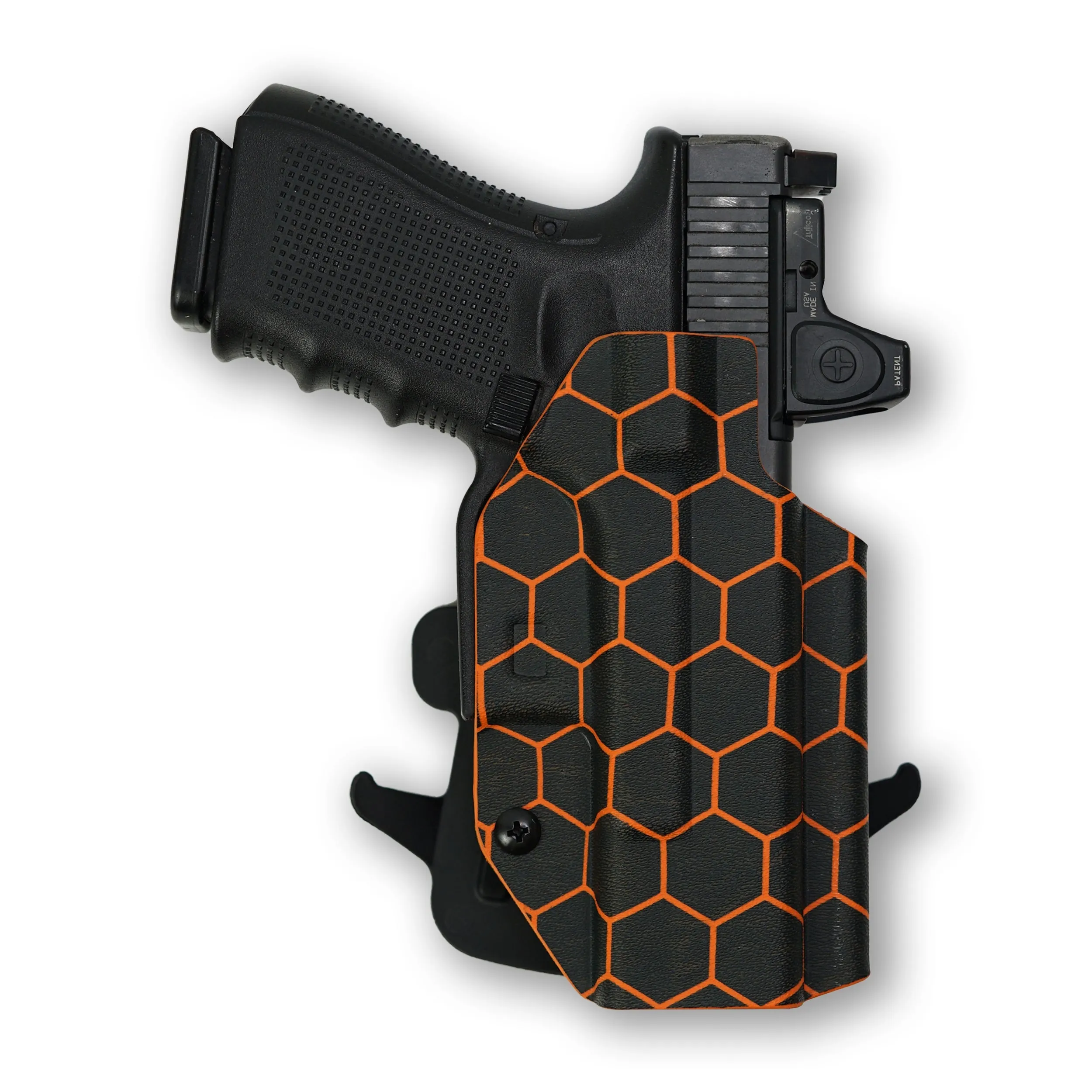 PSA Dagger Compact with Surefire X300U-A Light Red Dot Optic Cut OWB Holster