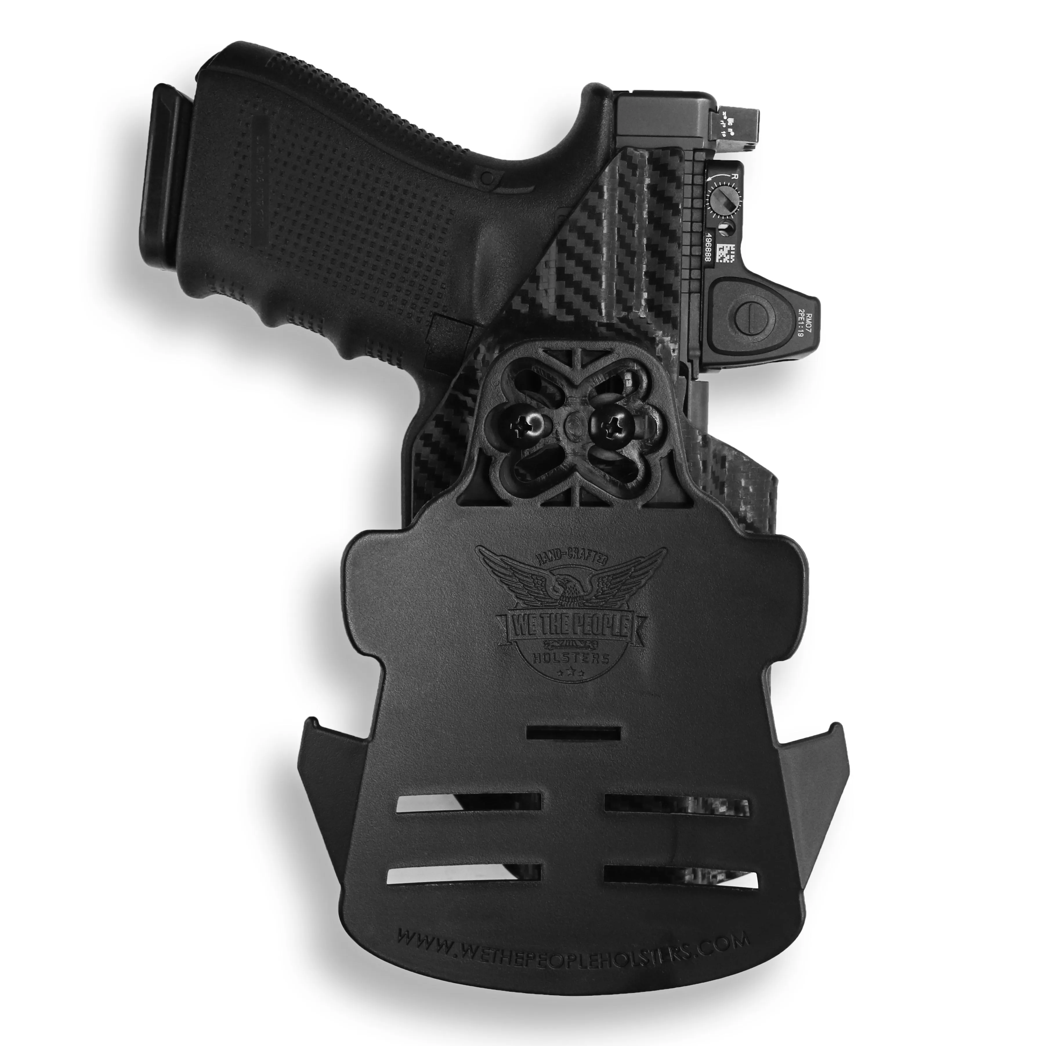 PSA Dagger Compact with Surefire X300U-A Light Red Dot Optic Cut OWB Holster