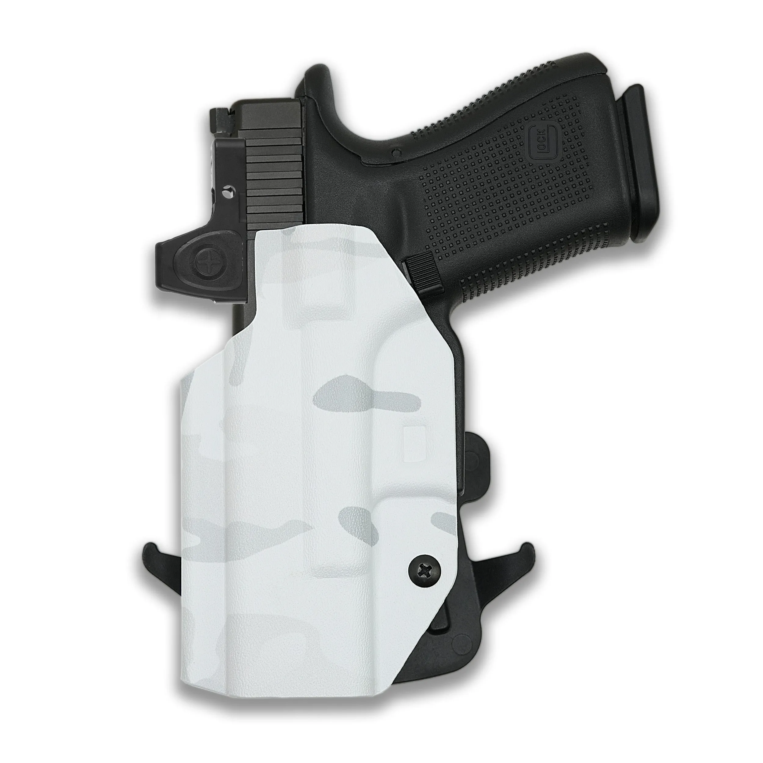 PSA Dagger Compact with Surefire X300U-A Light Red Dot Optic Cut OWB Holster