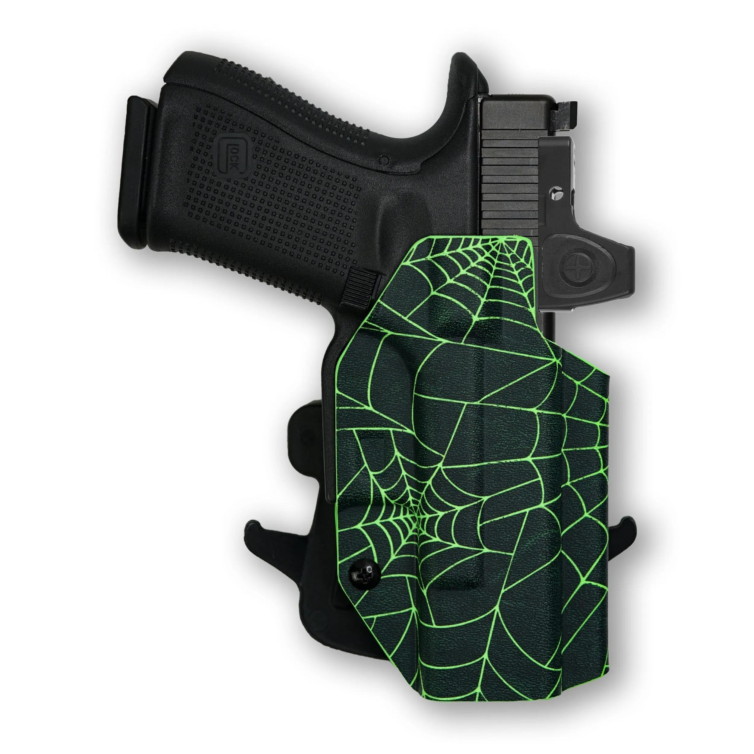PSA Dagger Compact with Surefire X300U-A Light Red Dot Optic Cut OWB Holster