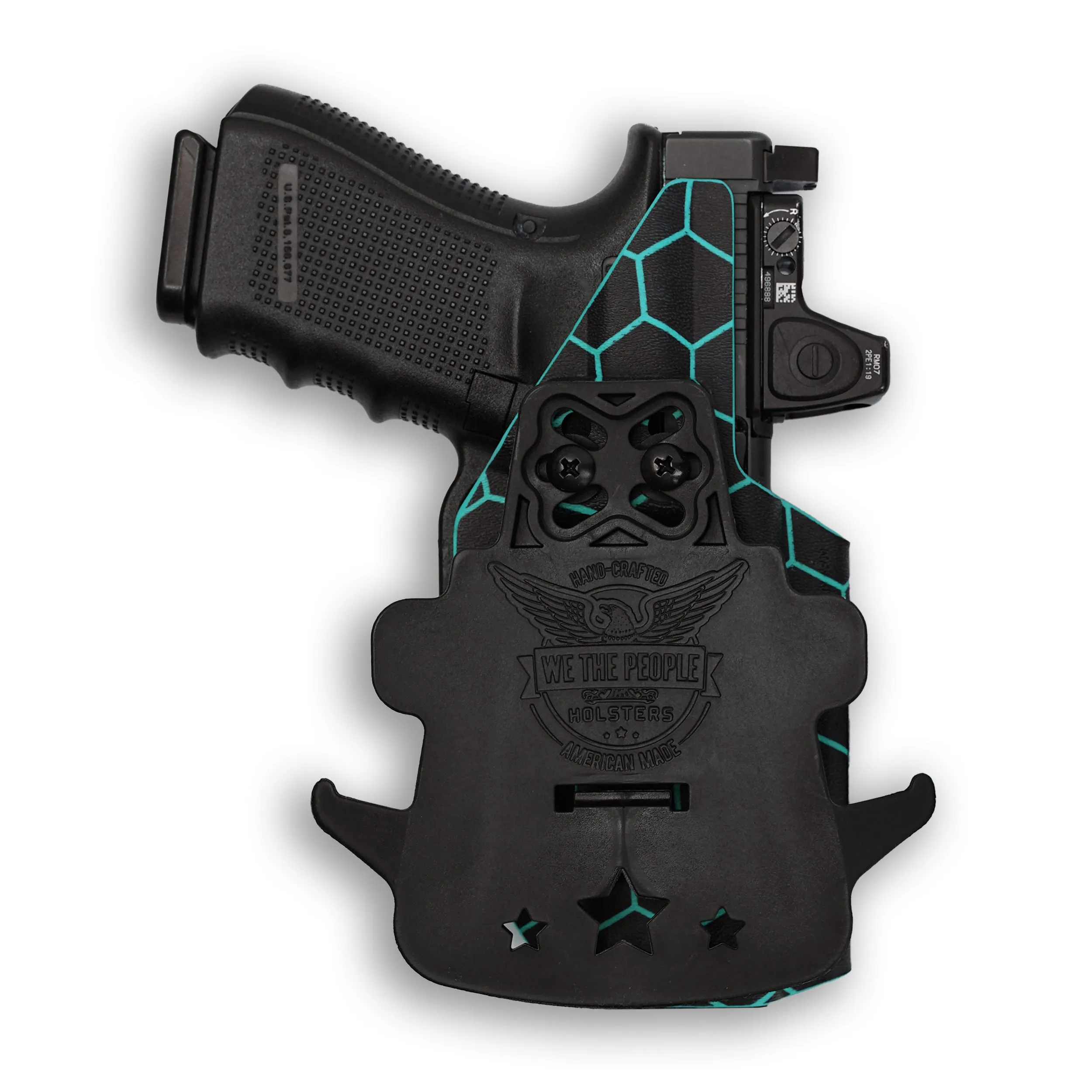 PSA Dagger Compact with Surefire X300U-A Light Red Dot Optic Cut OWB Holster