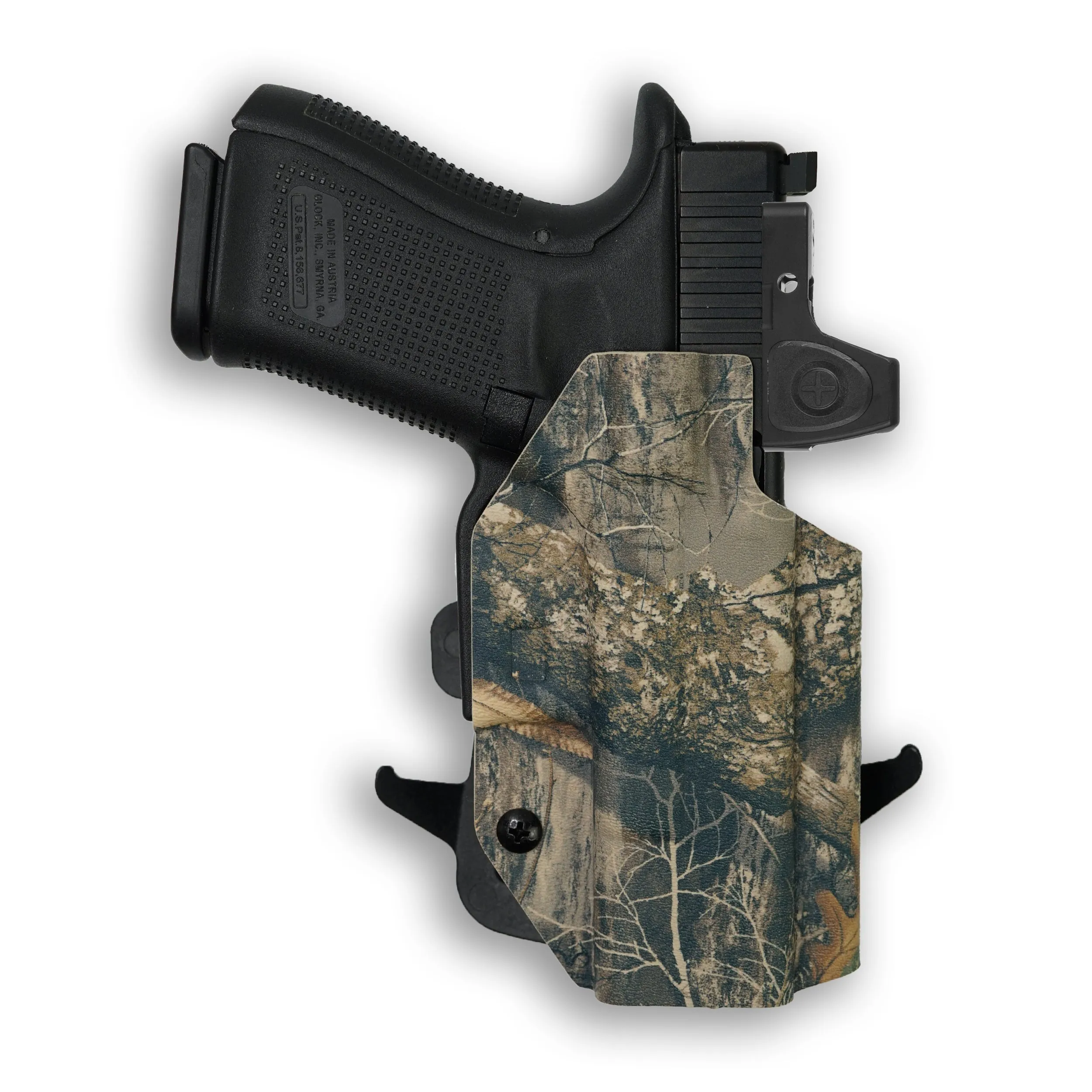PSA Dagger Compact with Surefire X300U-A Light Red Dot Optic Cut OWB Holster