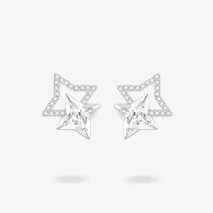 "Starlit Melody" Sterling Silver Echo Post Earrings