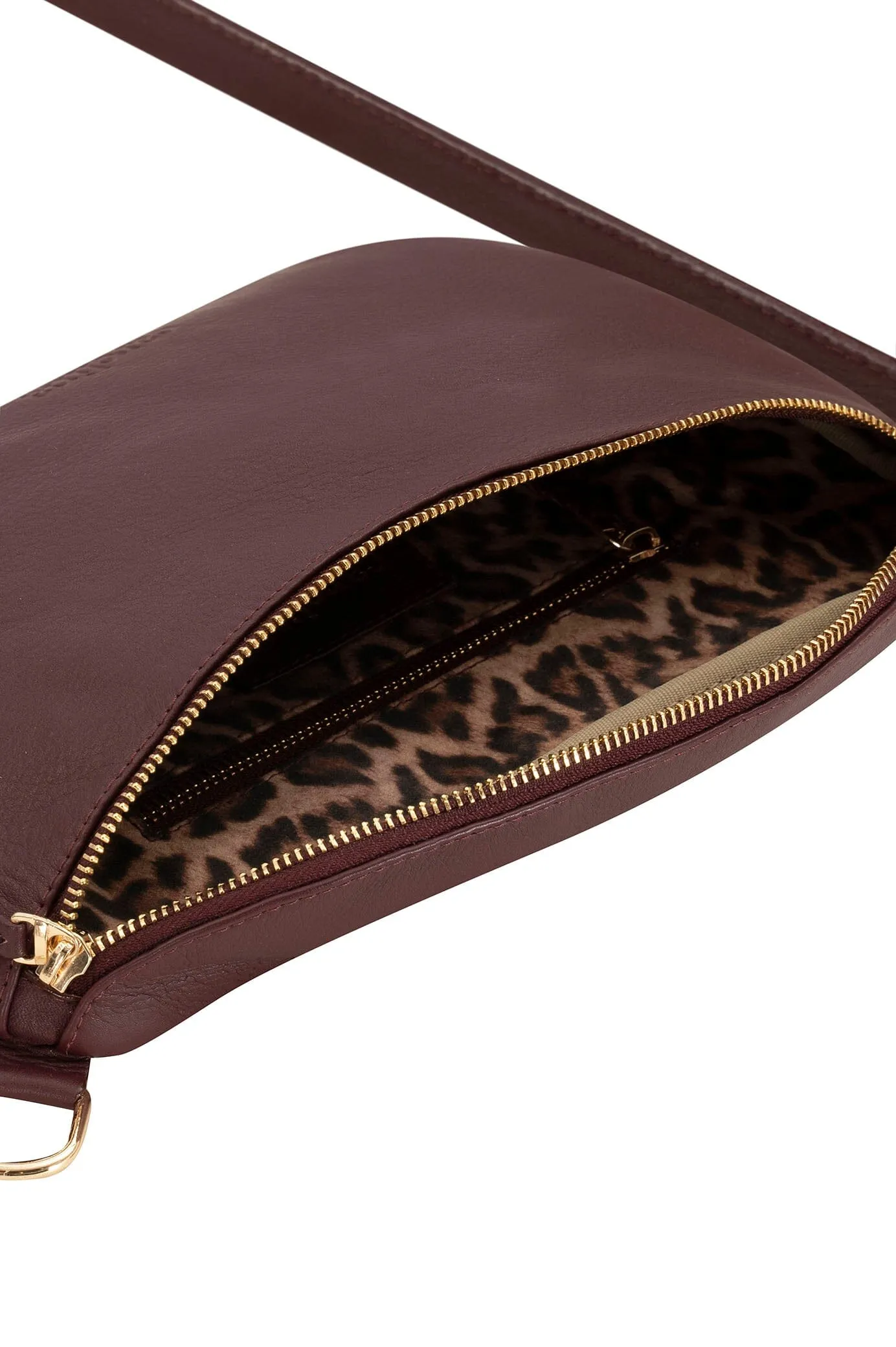 Ramona Leather Handbag Burgundy