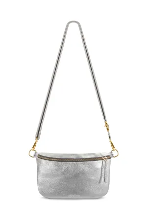 Ramona Leather Handbag Silver