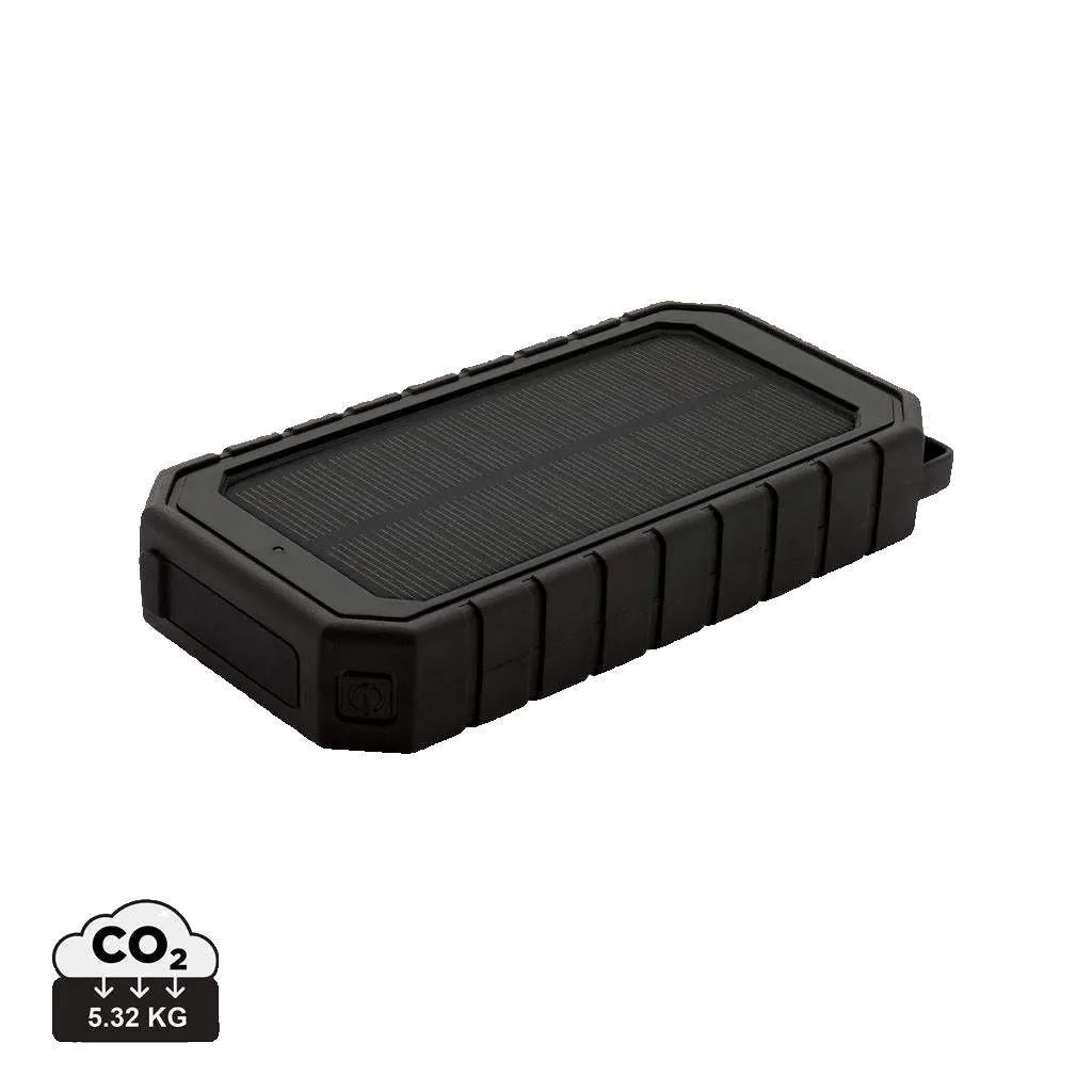 RCS Recycled Plastic Solar Powerbank with 10W Wireless