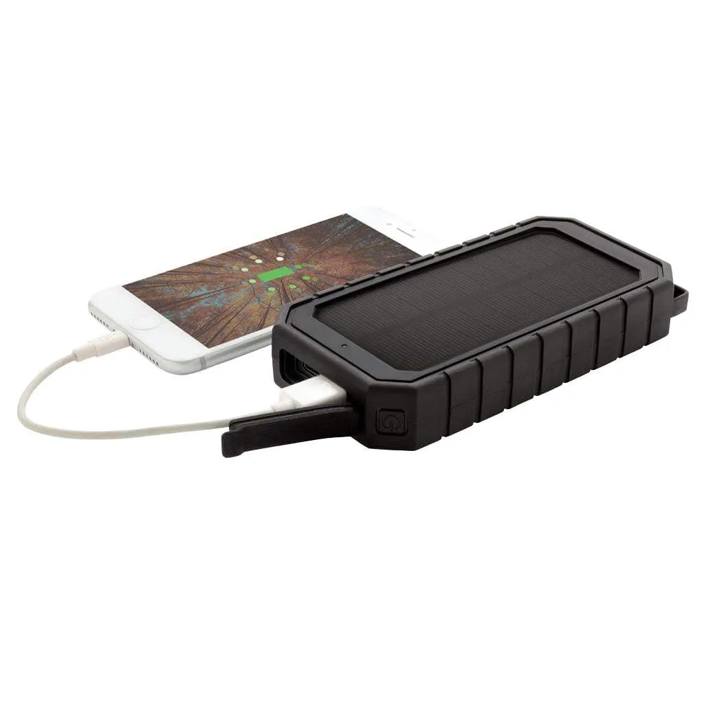 RCS Recycled Plastic Solar Powerbank with 10W Wireless