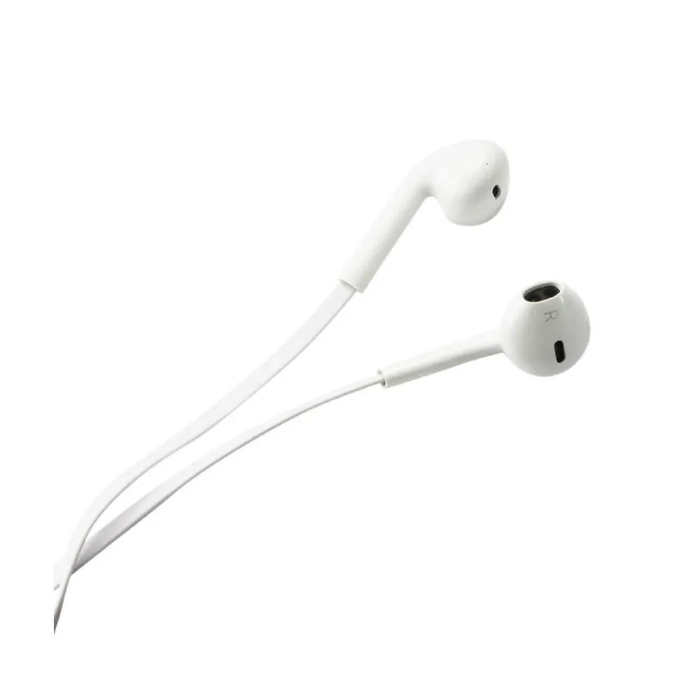Reiko IN EAR HEADPHONES WITH VOLUME REMOTE CONTROL AND MIC IN WHITE