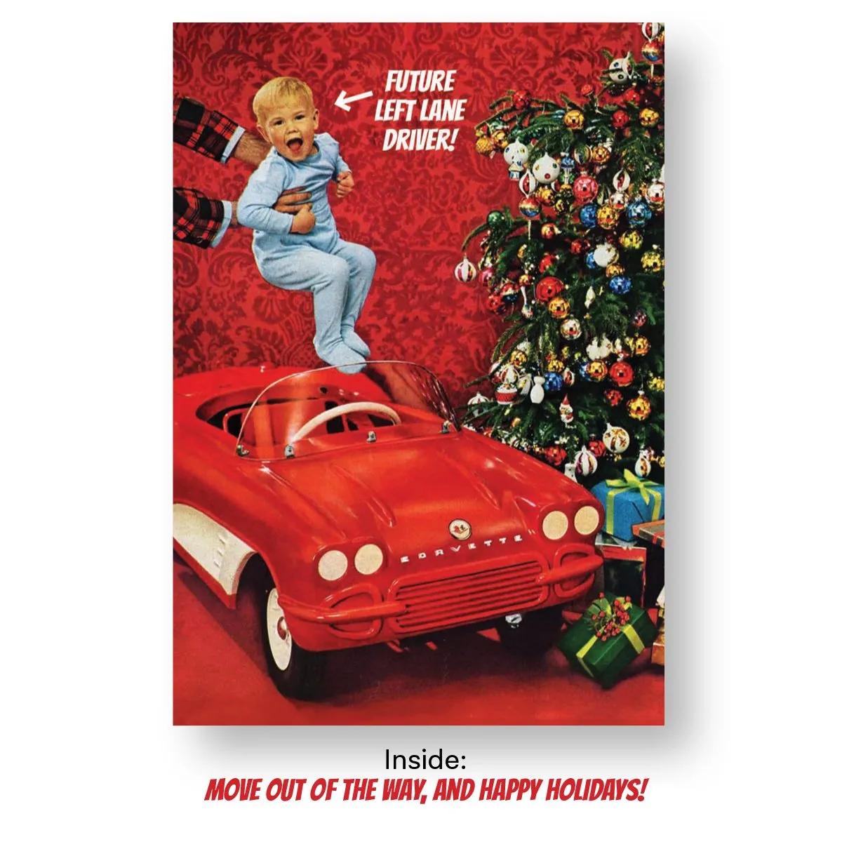 Retro Holiday Card Set - Classic Cars