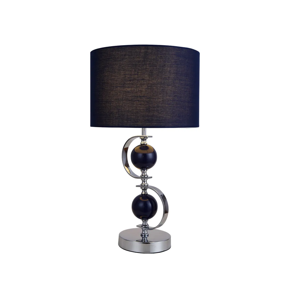 Rialto Navy Blue Modern Elegant Table Lamp