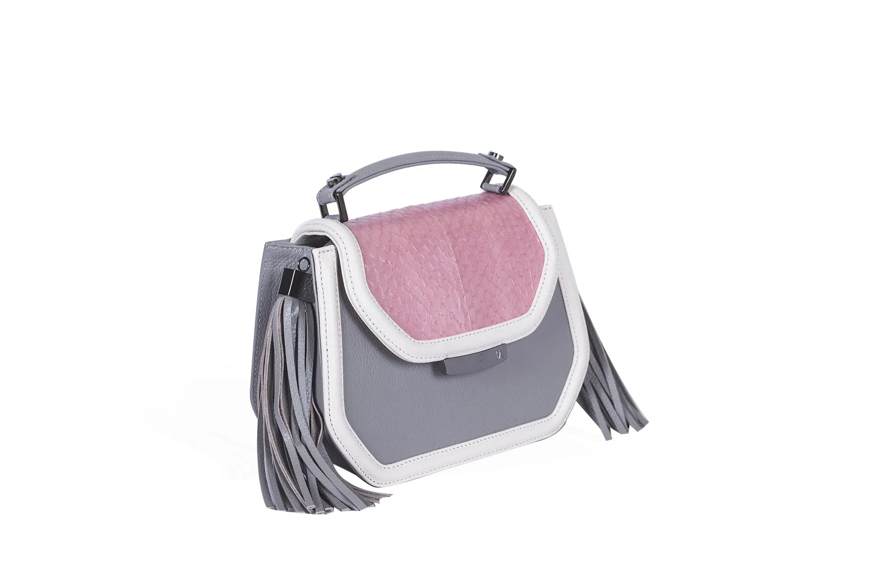 Rose & Gray Mini Anabella Tote