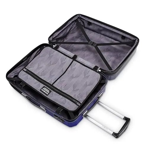 Samsonite Winfield 3 DLX Hardside Expandable Luggage with Spinners, Royal Blue Ombre, 2PC Set (CO/MED)