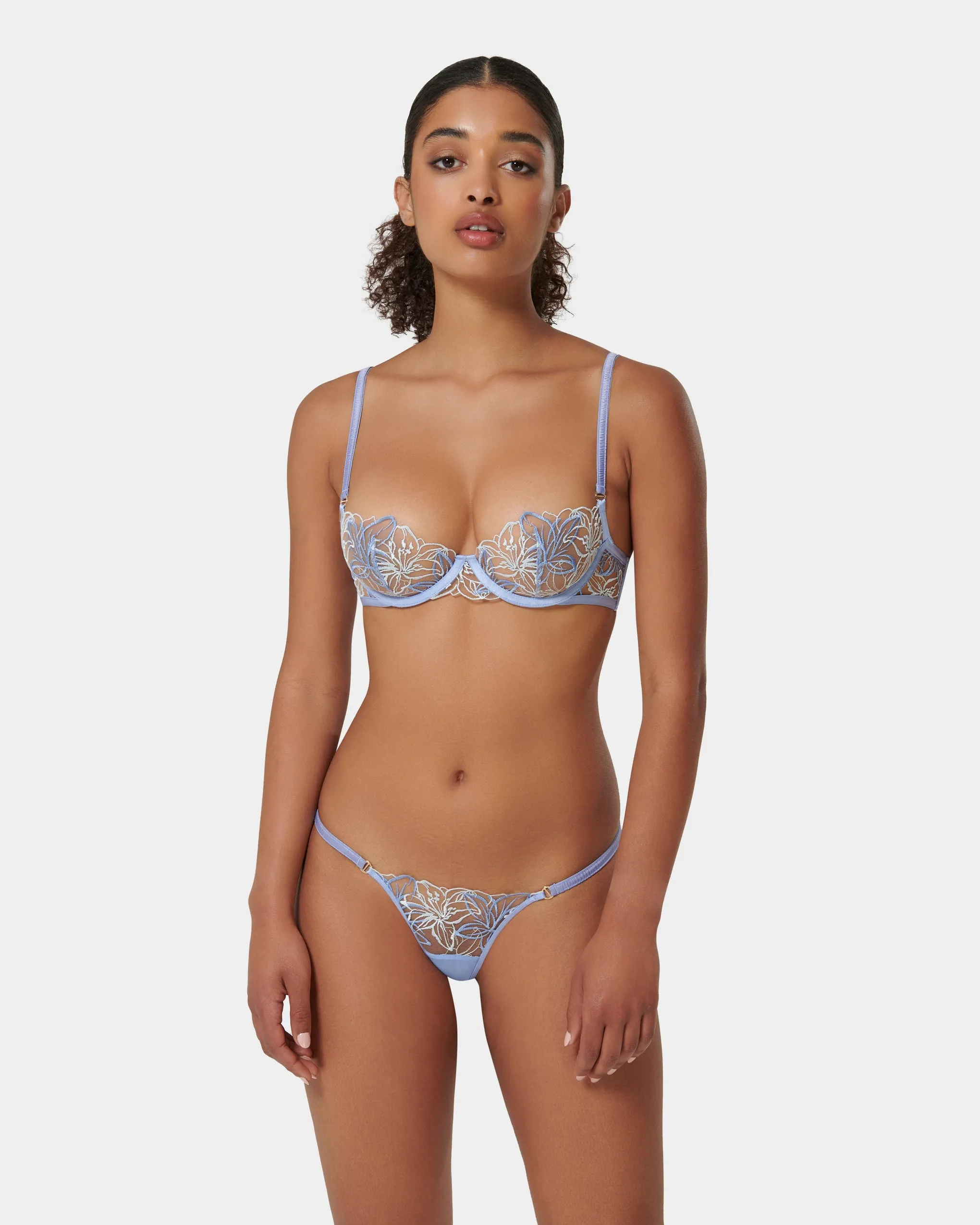 Set: Lilly Hydrangea Blue/Ice Water Blue/Sheer