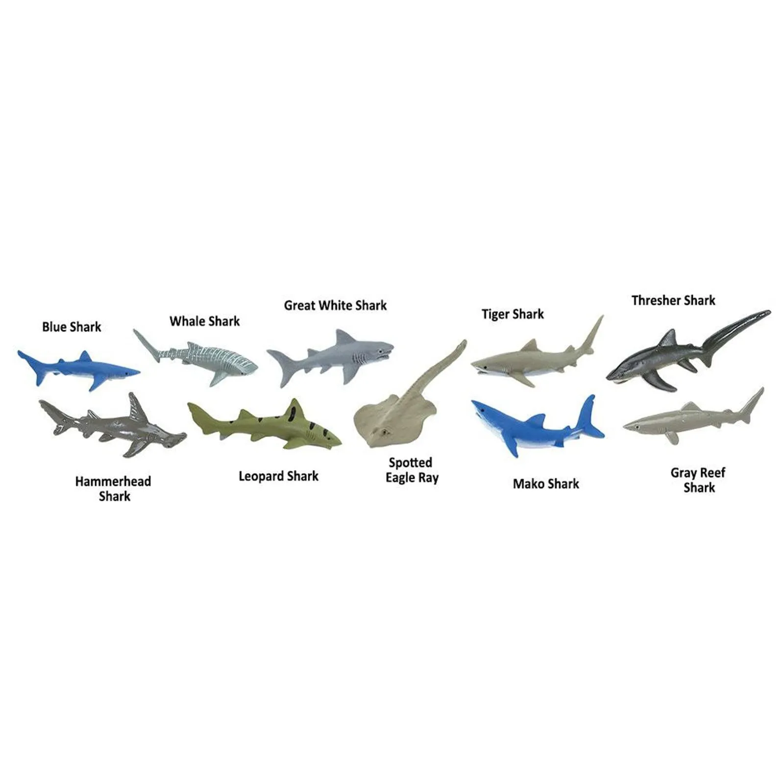 Sharks Bulk Bag Mini Figures Safari Ltd